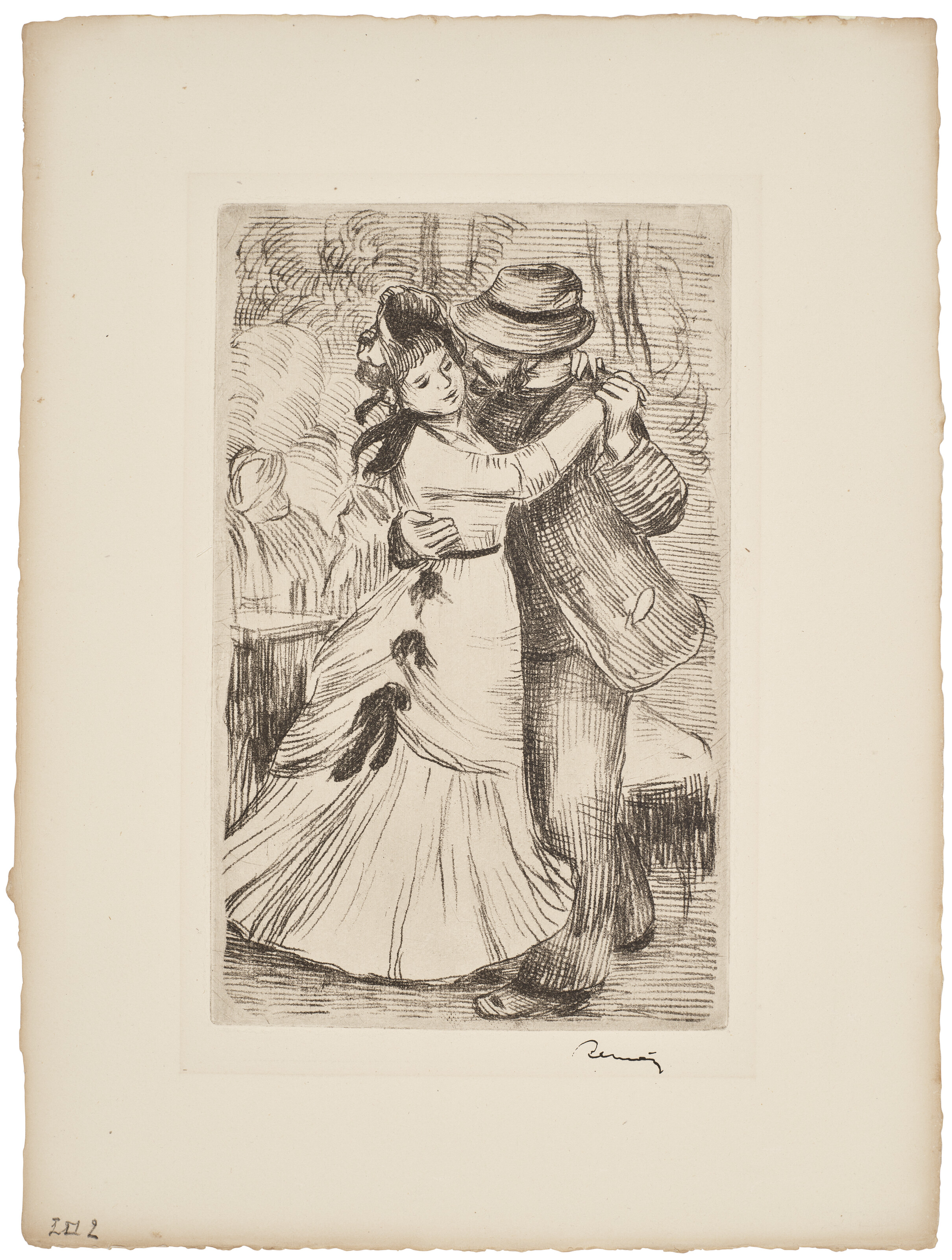 Pierre-Auguste Renoir — Танец в кампании, 2-й планш, изображение 3