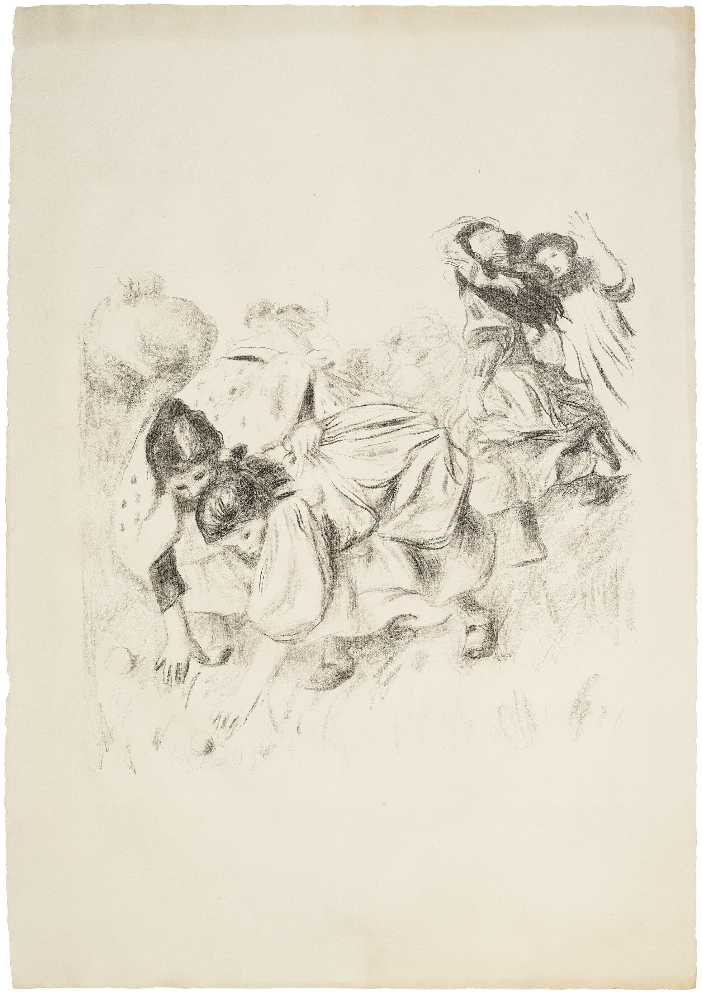Pierre-Auguste Renoir — Танцующие на балу, изображение 2