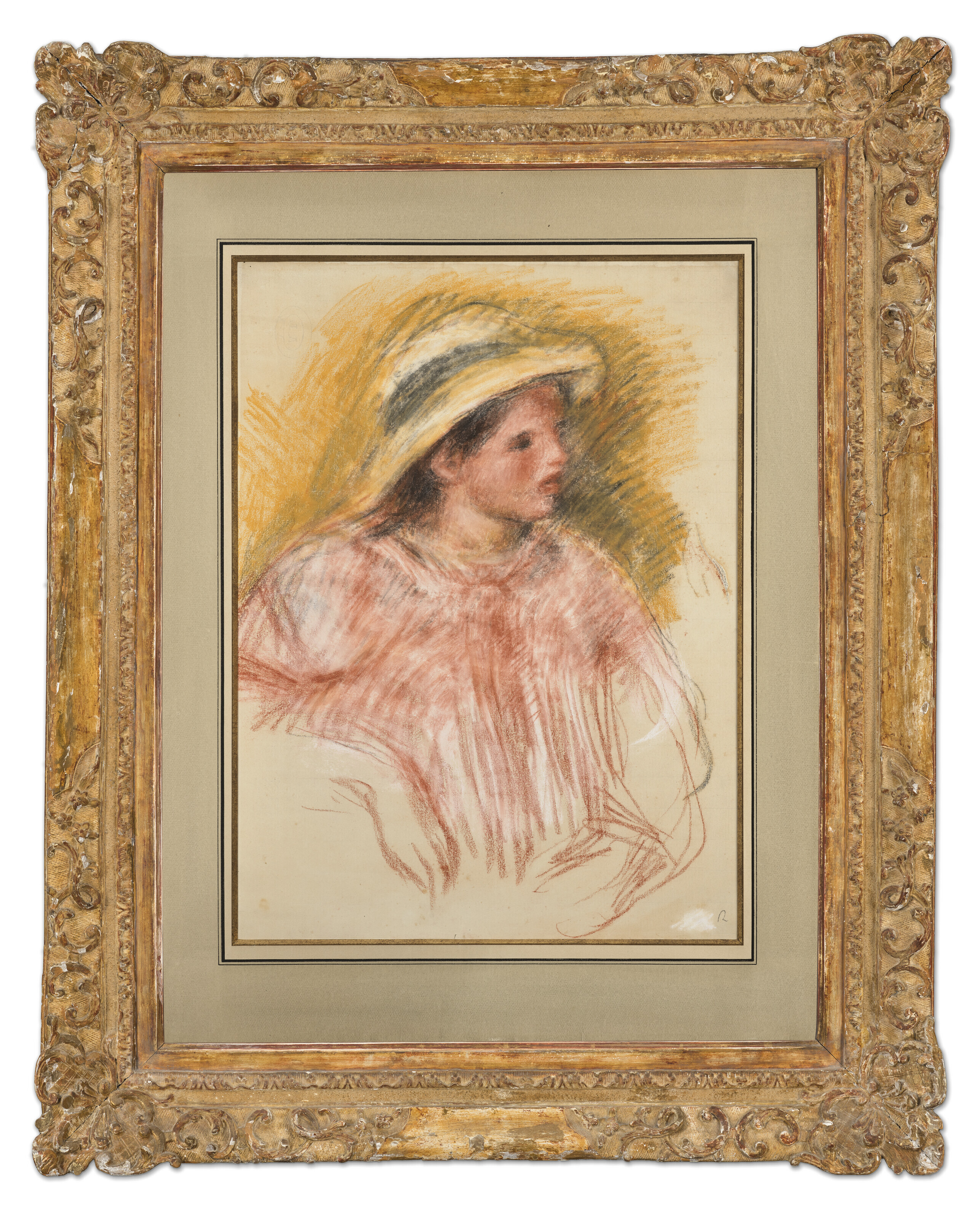 Pierre-Auguste Renoir — Бюст женщины с вводной частью, изображение 2
