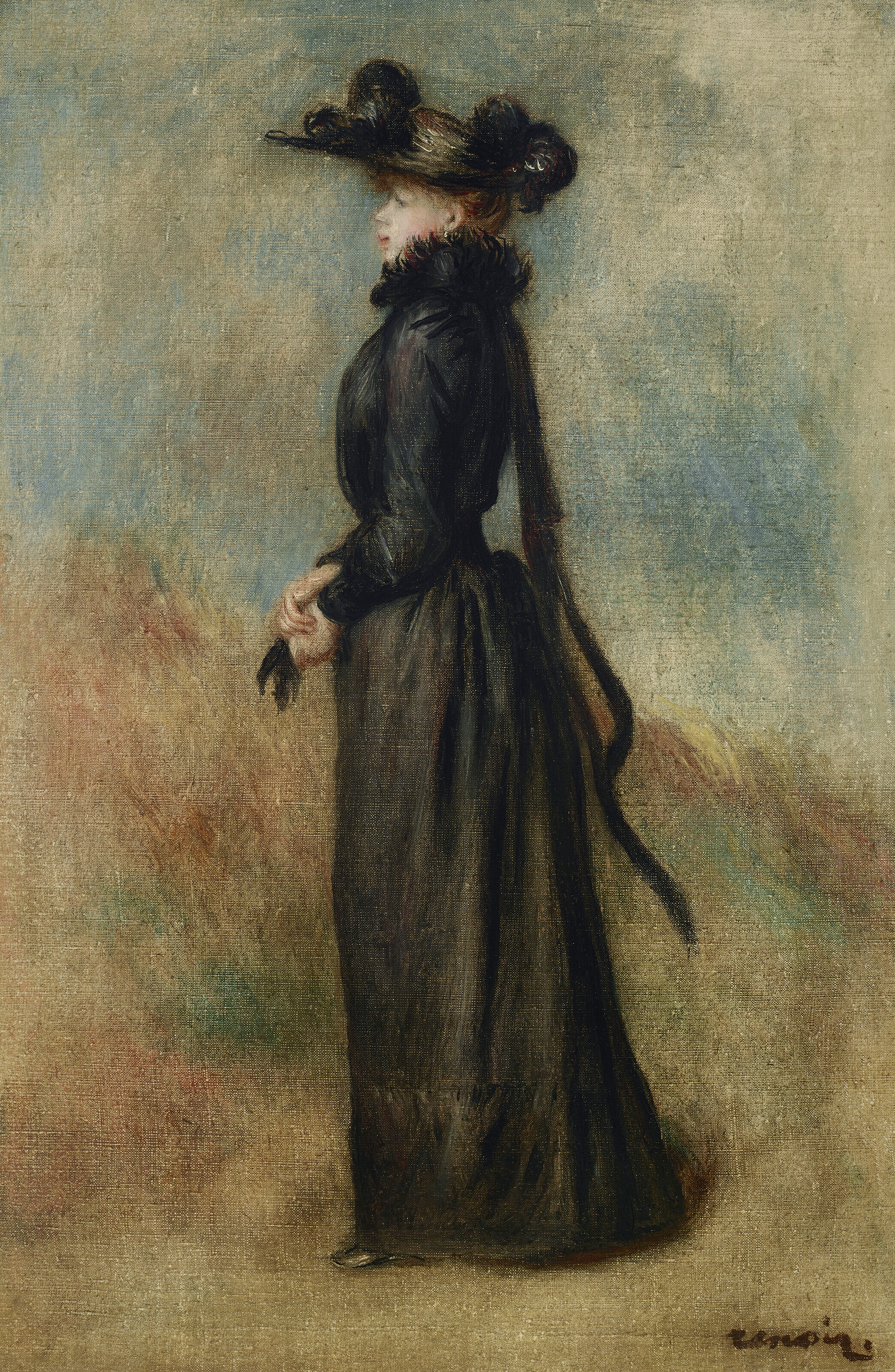 Pierre-Auguste Renoir — Женщина на набережной