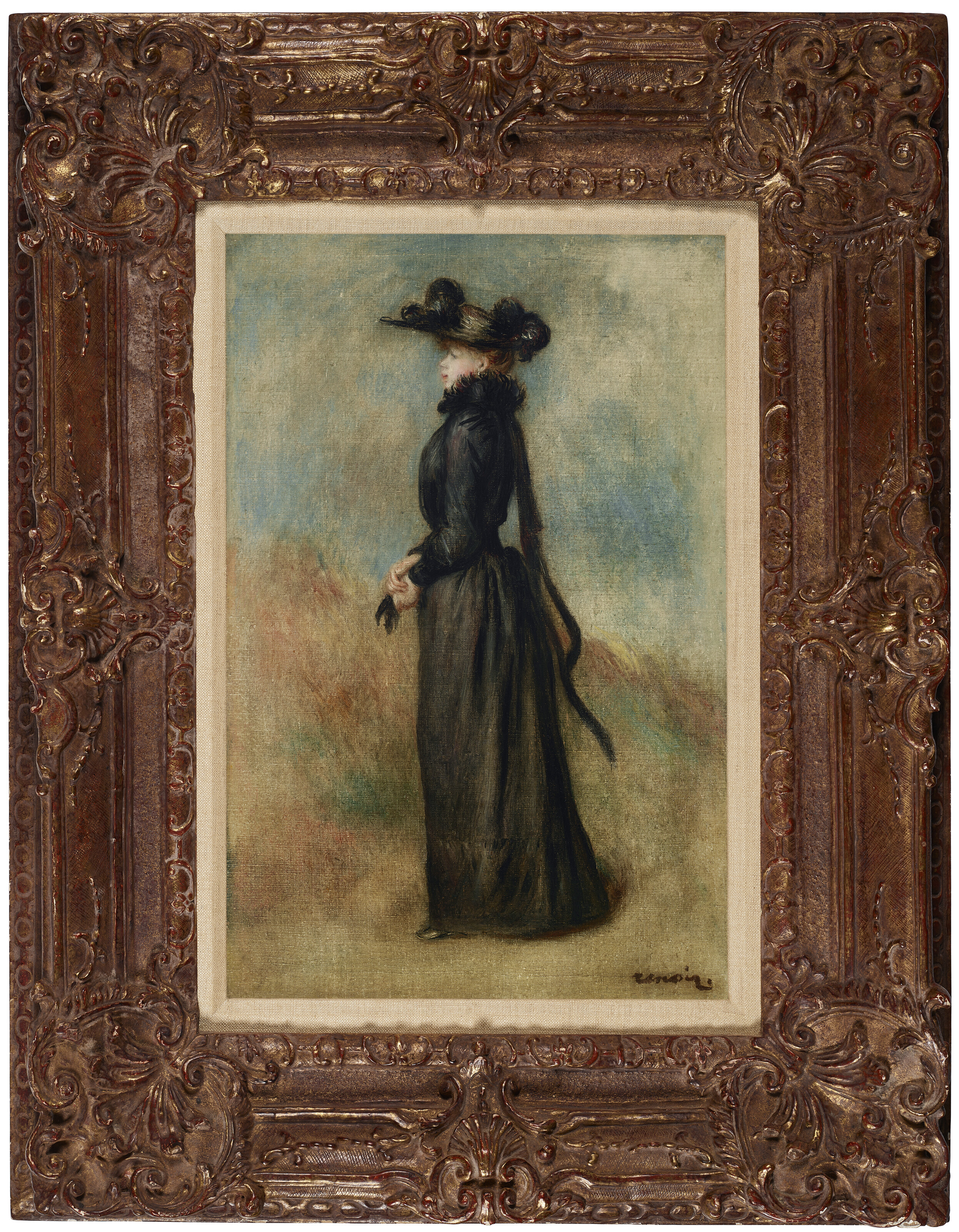 Pierre-Auguste Renoir — Женщина на набережной, изображение 2
