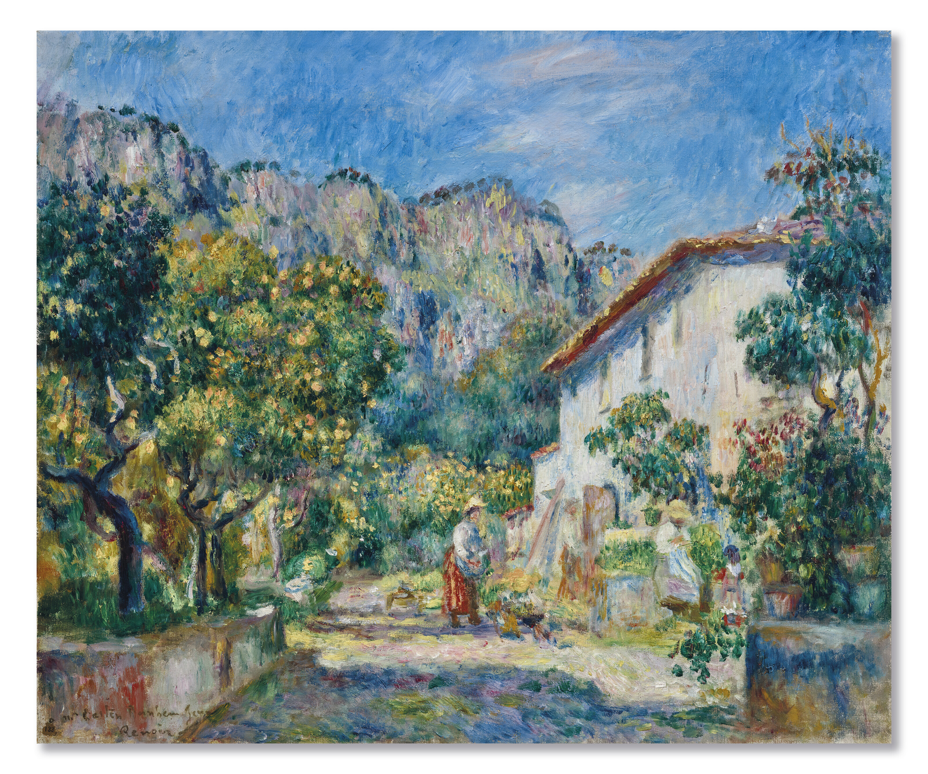 Pierre-Auguste Renoir — Ферма Маньяноск у виллы Рейно, Грасс