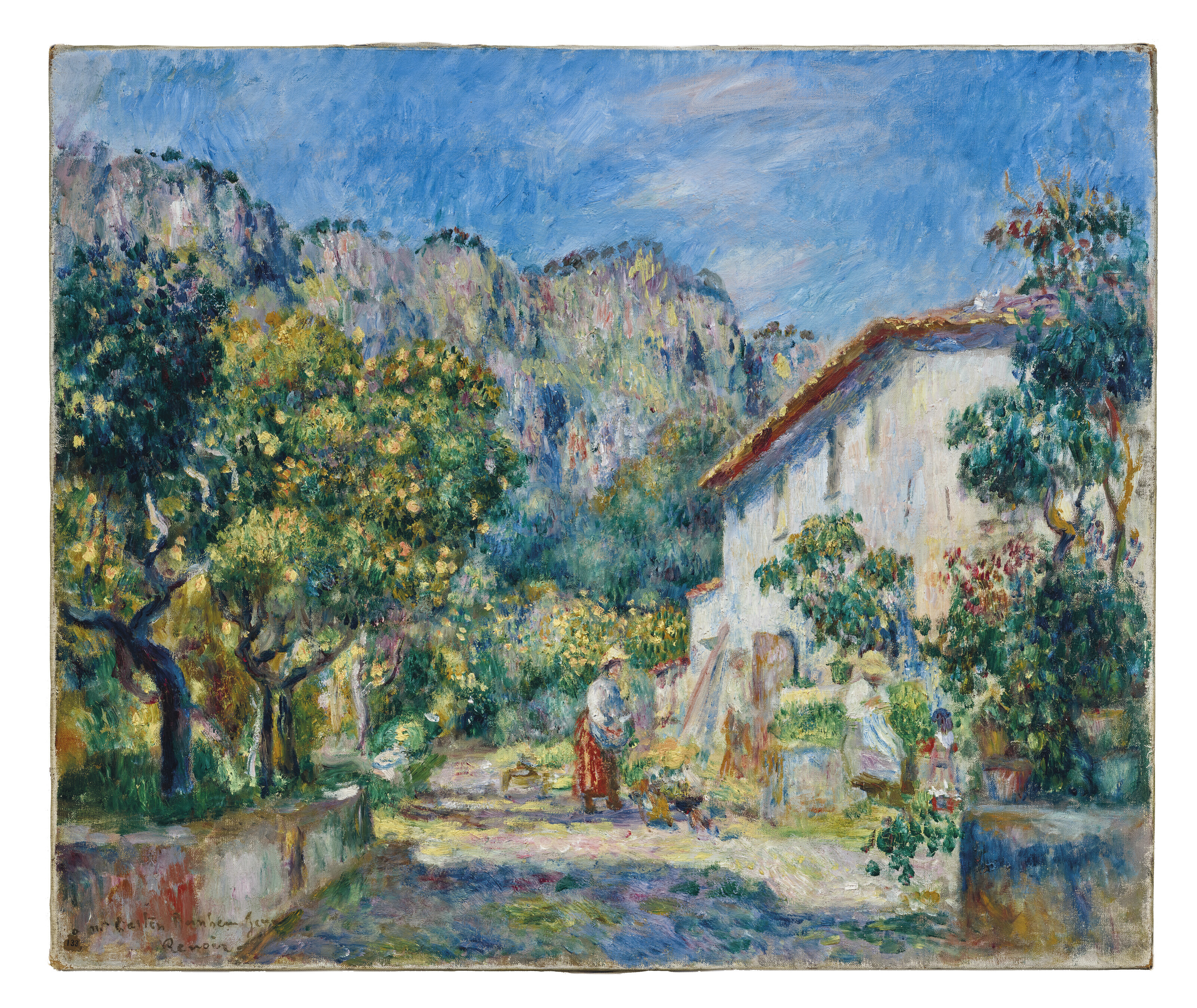 Pierre-Auguste Renoir — Ферма Маньяноск у виллы Рейно, Грасс, изображение 2