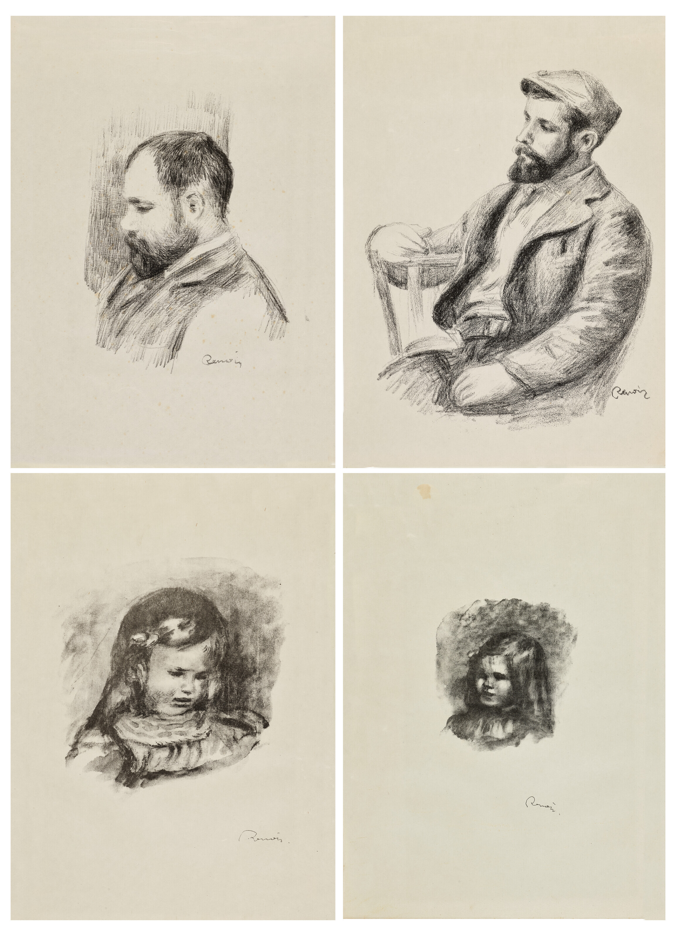 Pierre-Auguste Renoir — Альбом оригинальных литографий Пьера-Огюста Ренуара