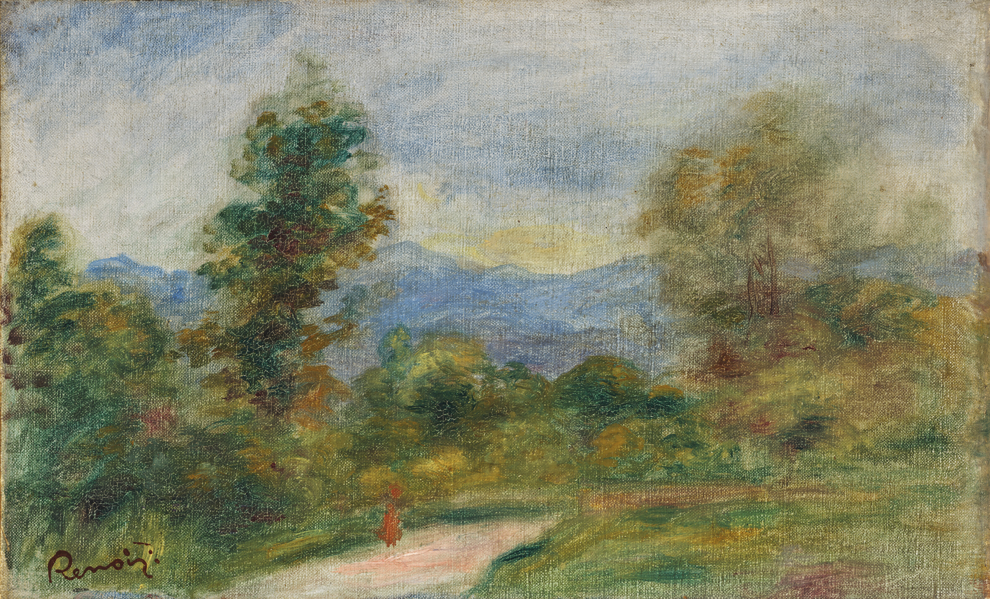 Pierre-Auguste Renoir — Пейсаж, лос-Анджелесский маршрут