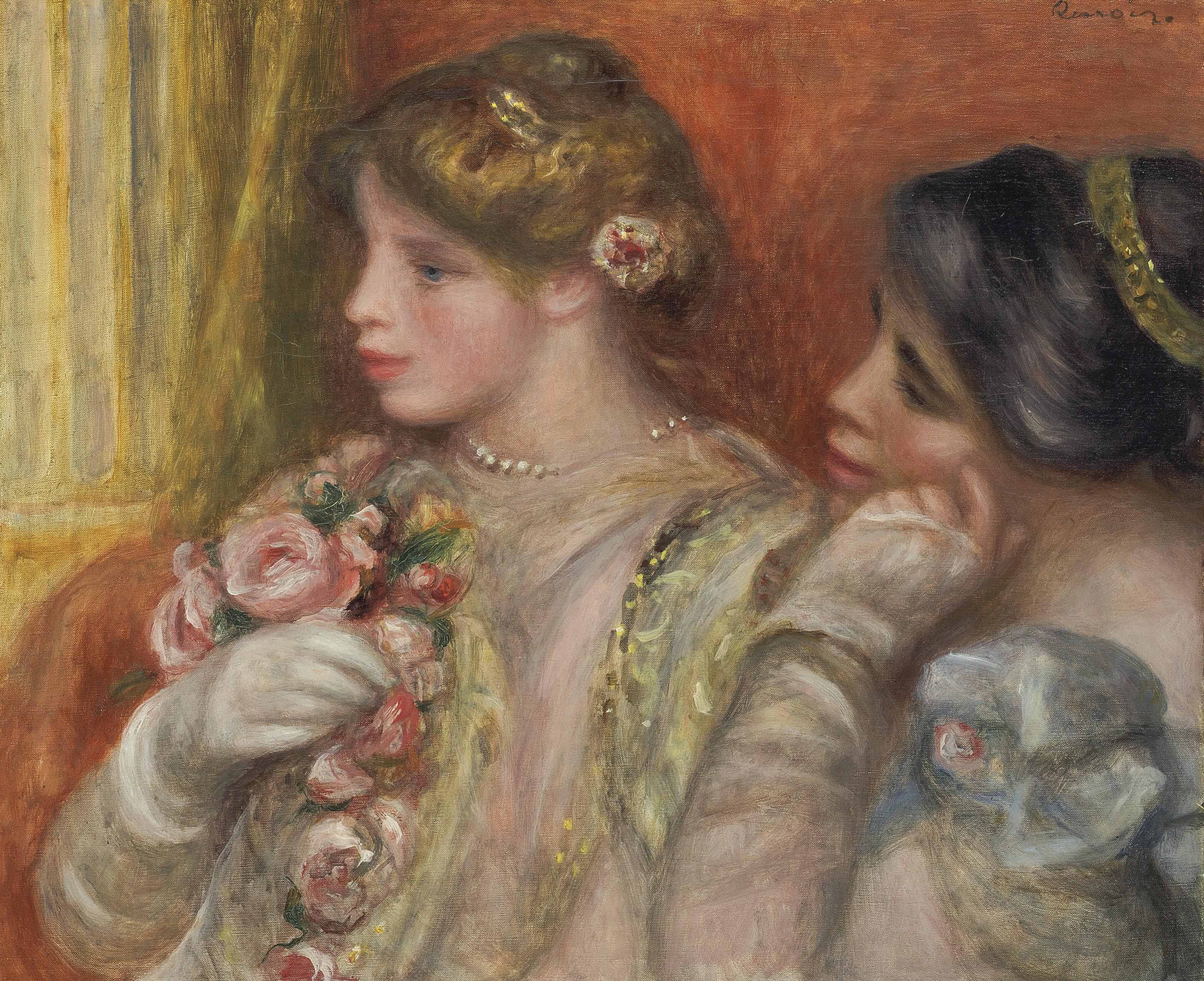 Pierre-Auguste Renoir — Ложа молодых женщин в театре