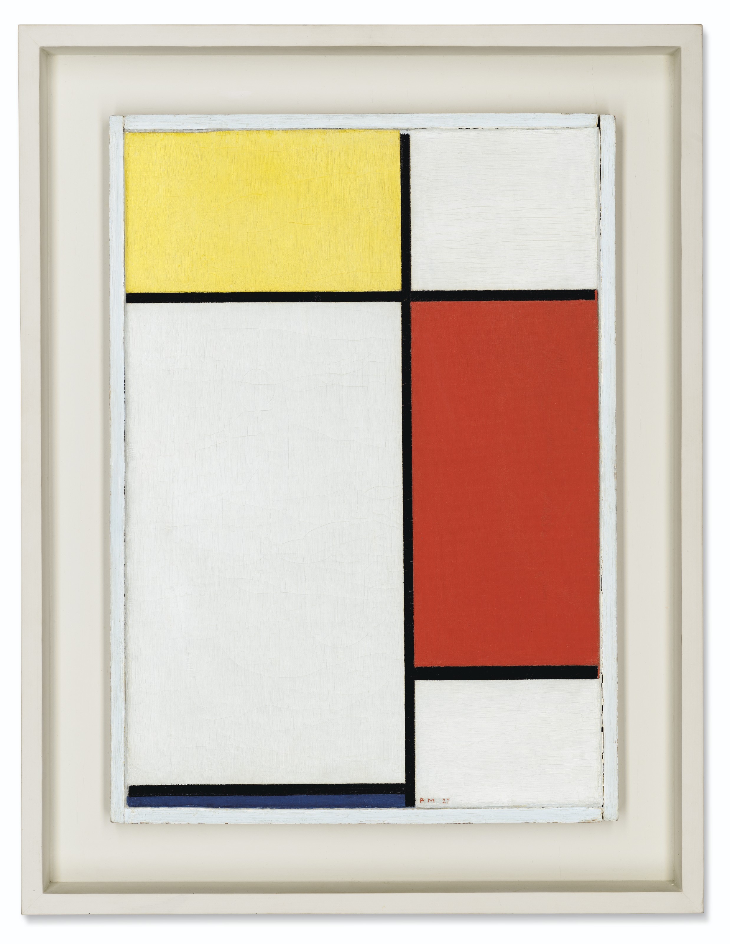 Piet Mondrian — Композиция: №. II, с желтым, красным и синим, изображение 2