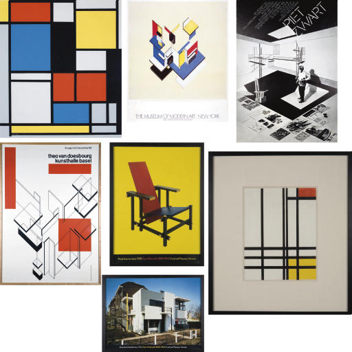 Piet Mondrian — СЕМЬ ПЛАКАТОВ