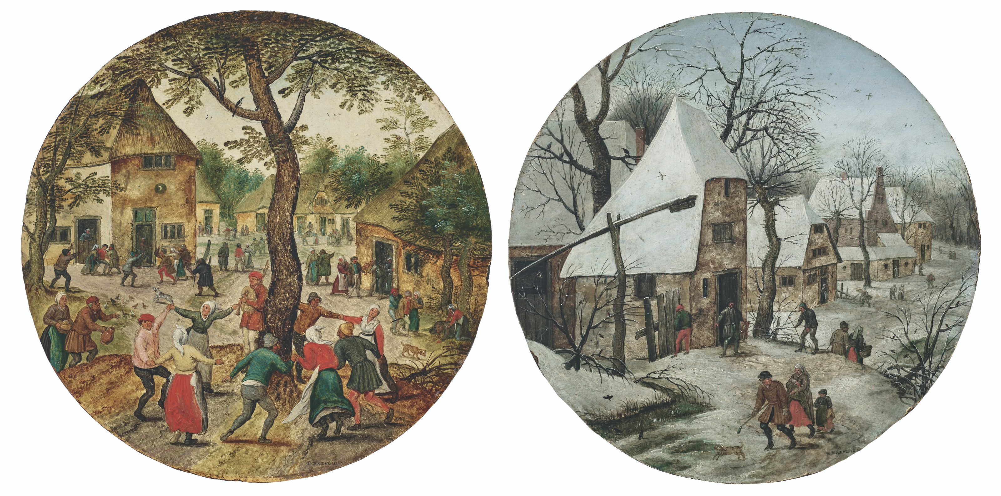 Pieter Brueghel the Younger — Лето; Зима
