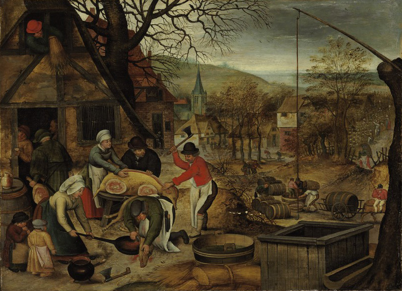 Pieter Brueghel the Younger — Осень: аллегория одного из четырех времен года