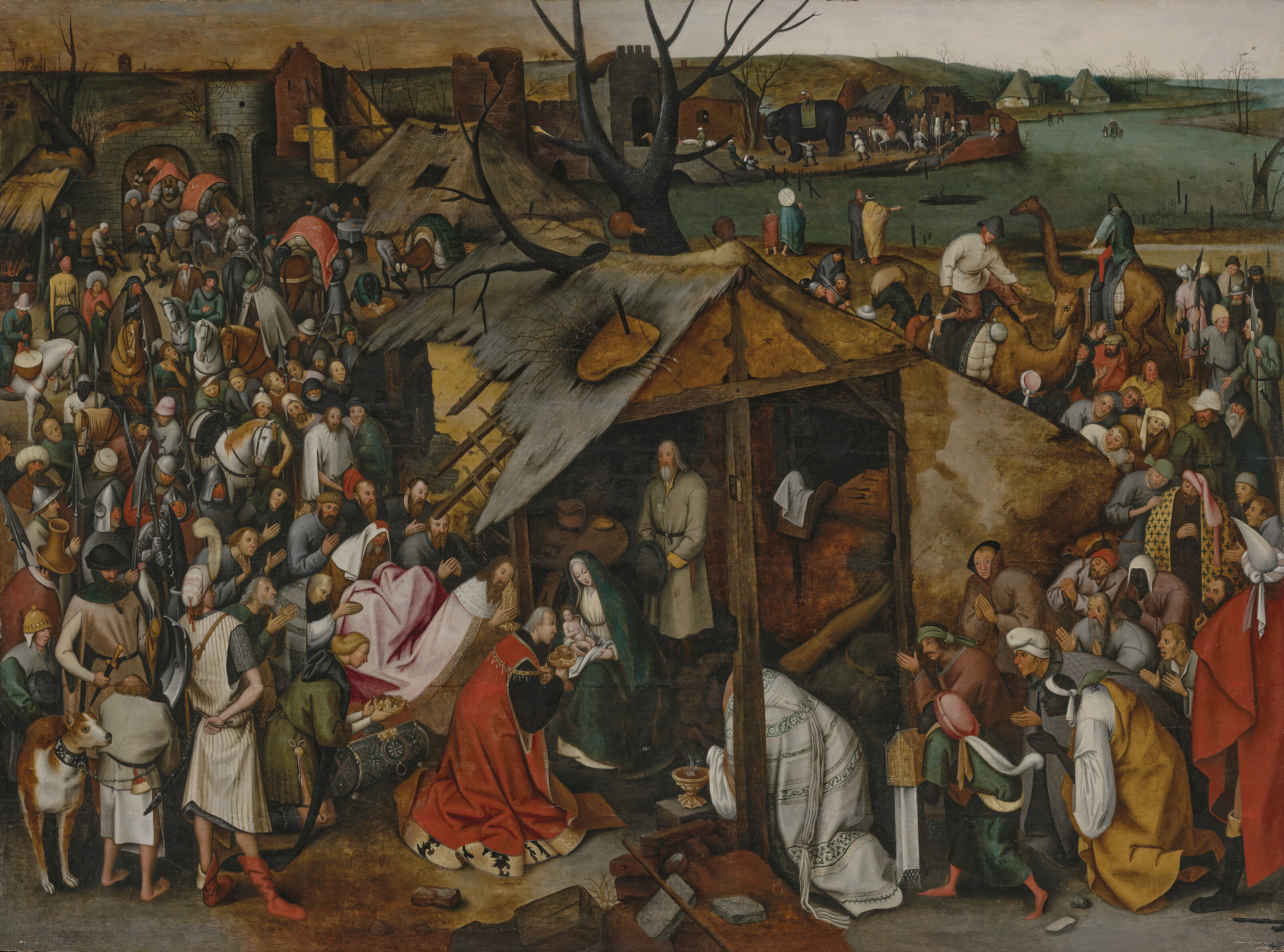 Pieter Brueghel the Younger — Поклонение волхвов