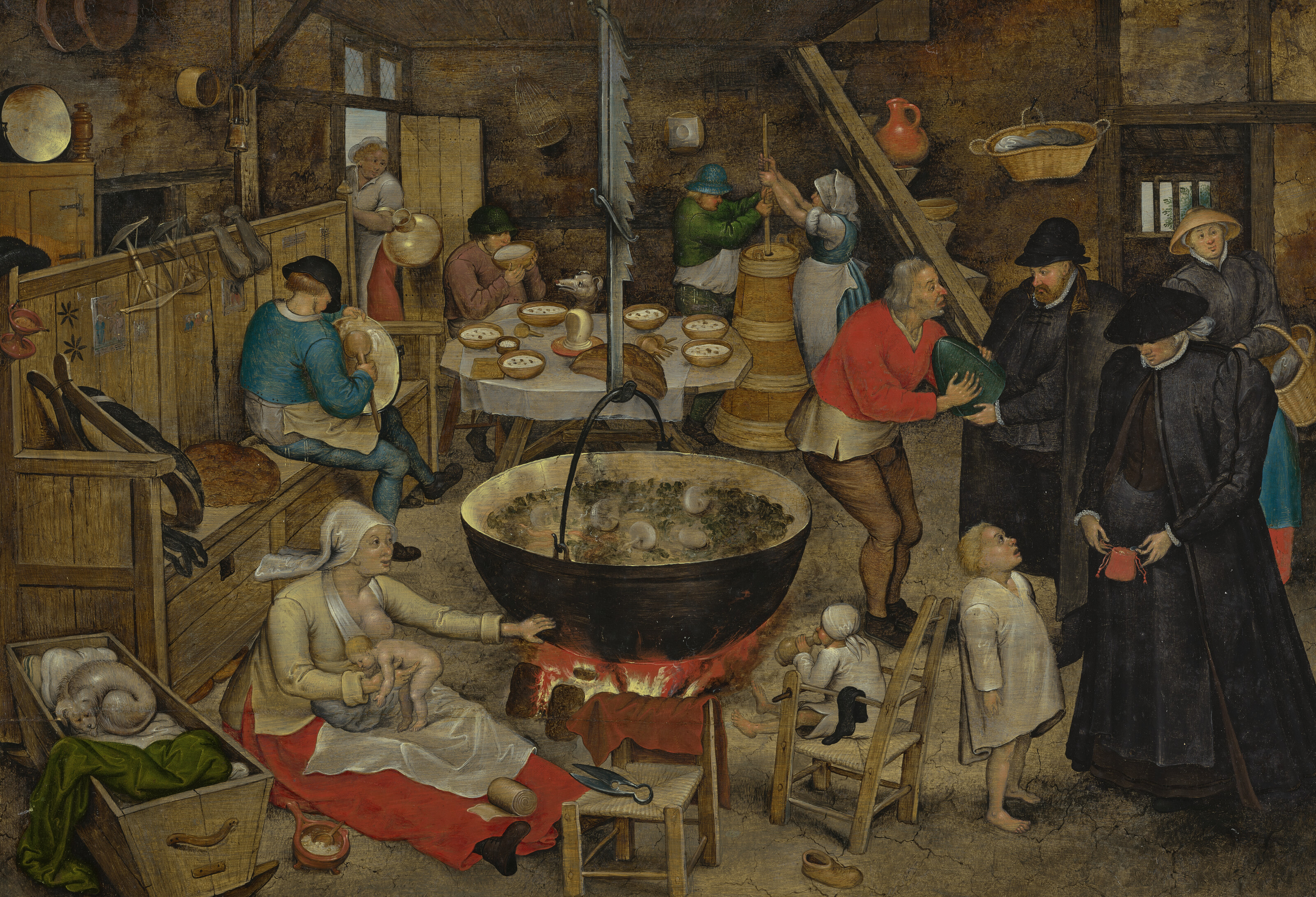 Pieter Brueghel the Younger — Посещение фермы