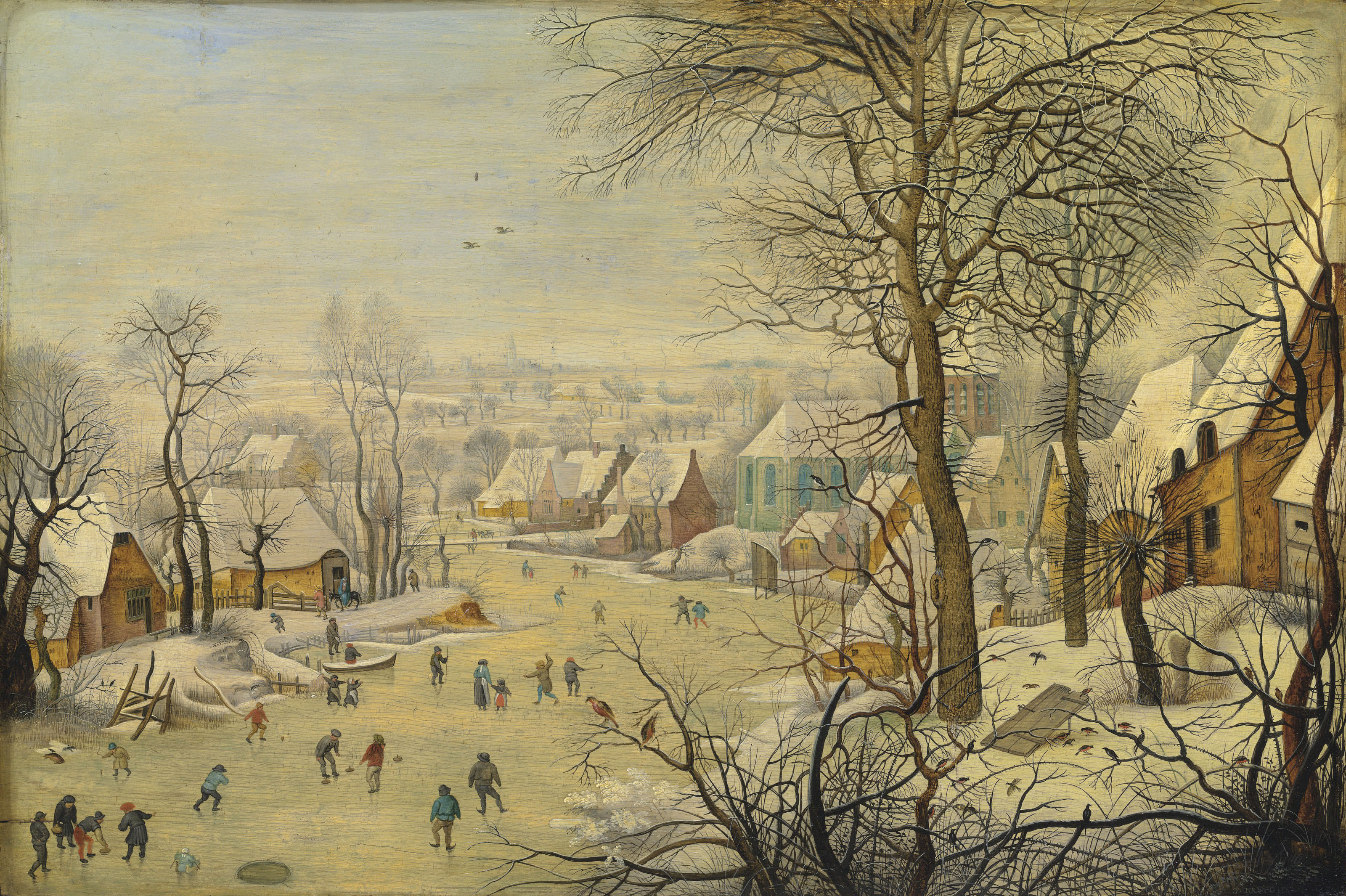 Pieter Brueghel the Younger — Ловушка для птиц