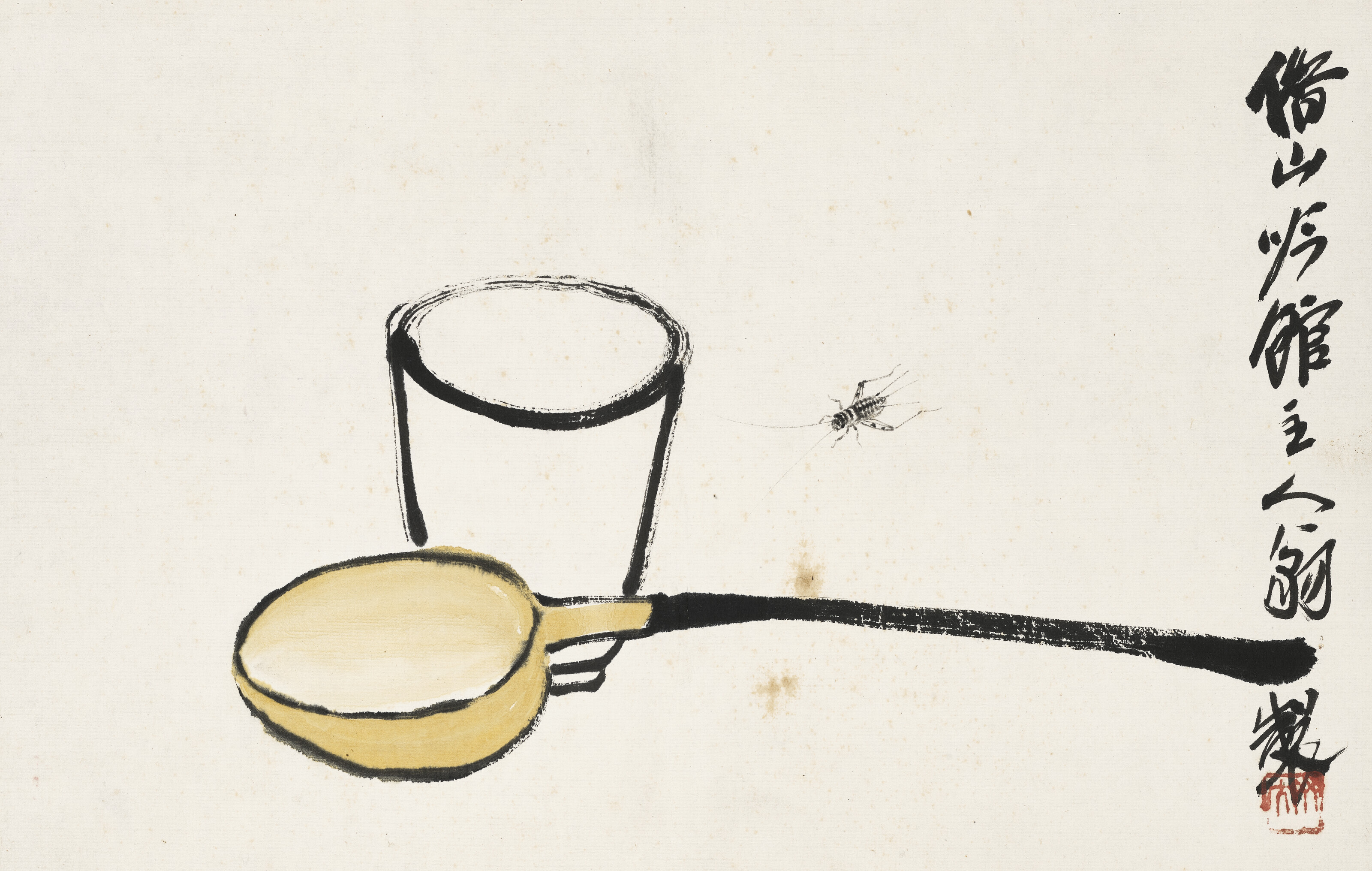 Qi Baishi — Фрукты и насекомые, изображение 4