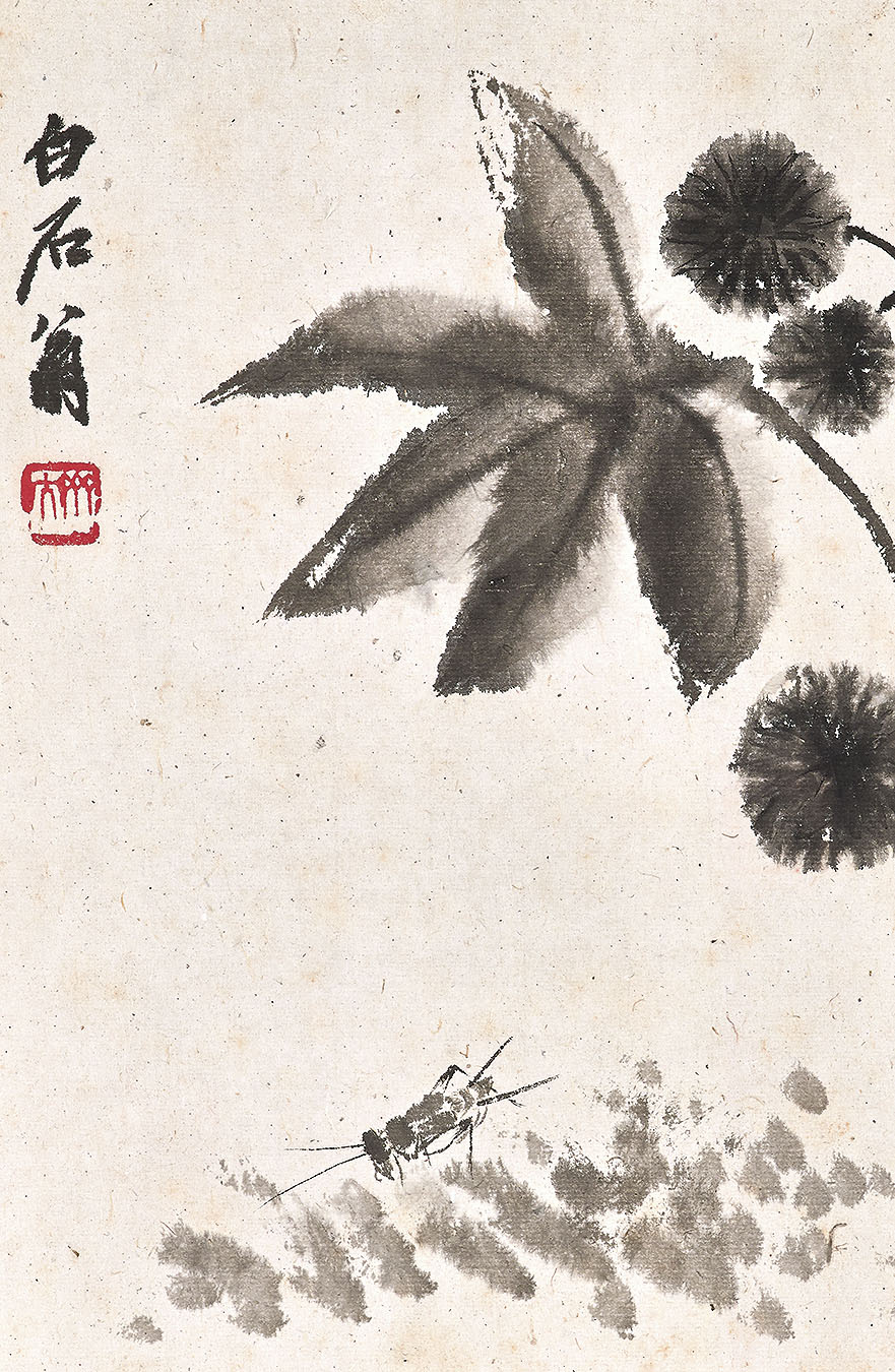 Qi Baishi — Цветы и насекомые, изображение 5
