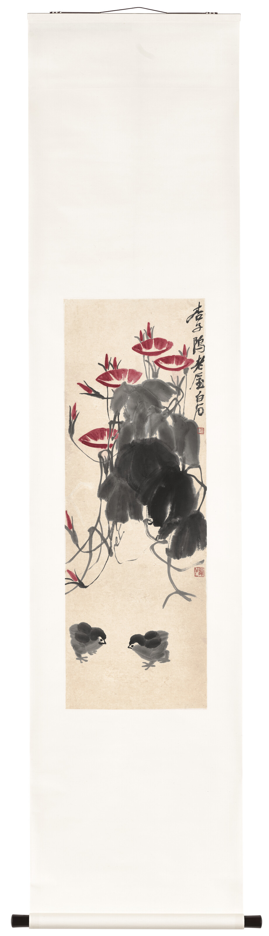 Qi Baishi — Утренняя слава и цыпочки, изображение 2