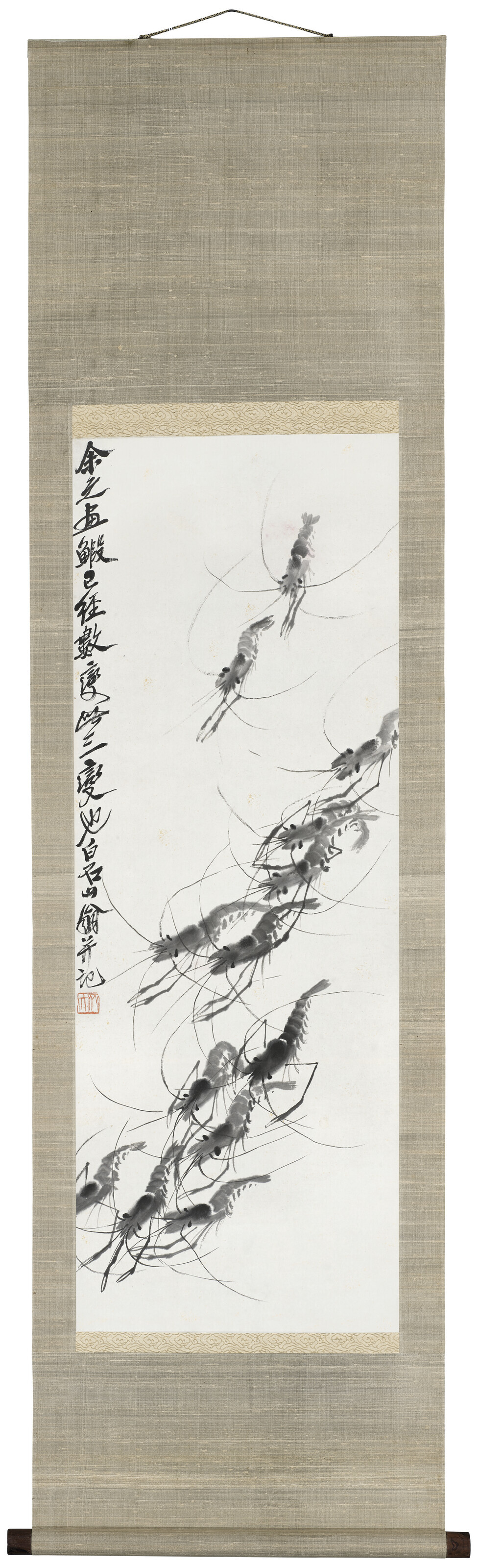 Qi Baishi — Креветки, изображение 3