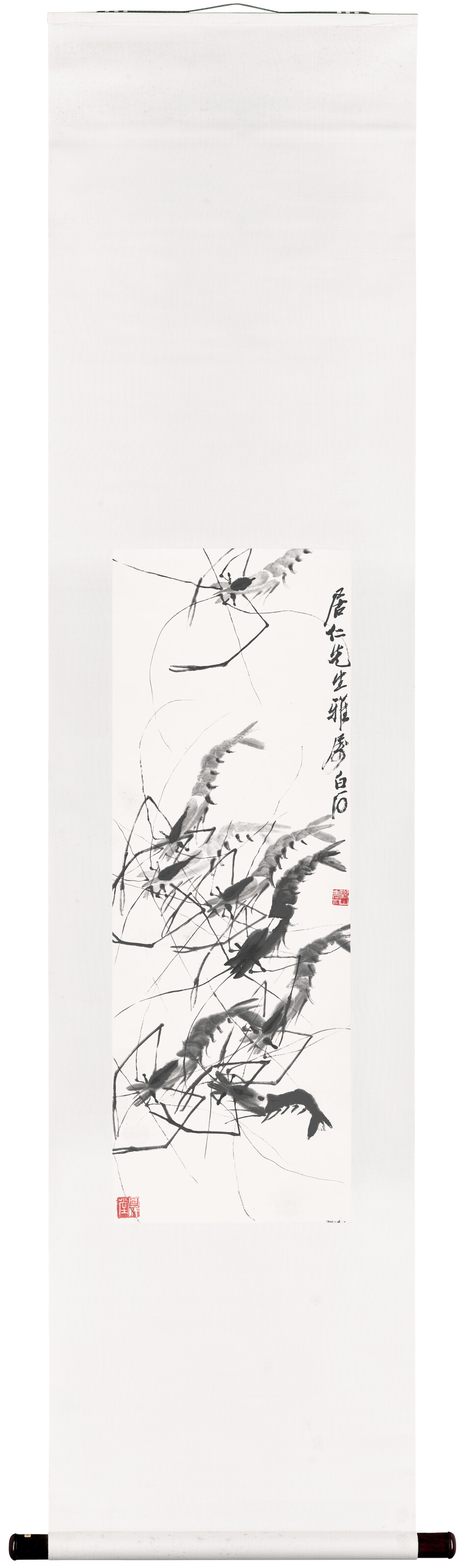 Qi Baishi — Креветки, изображение 2