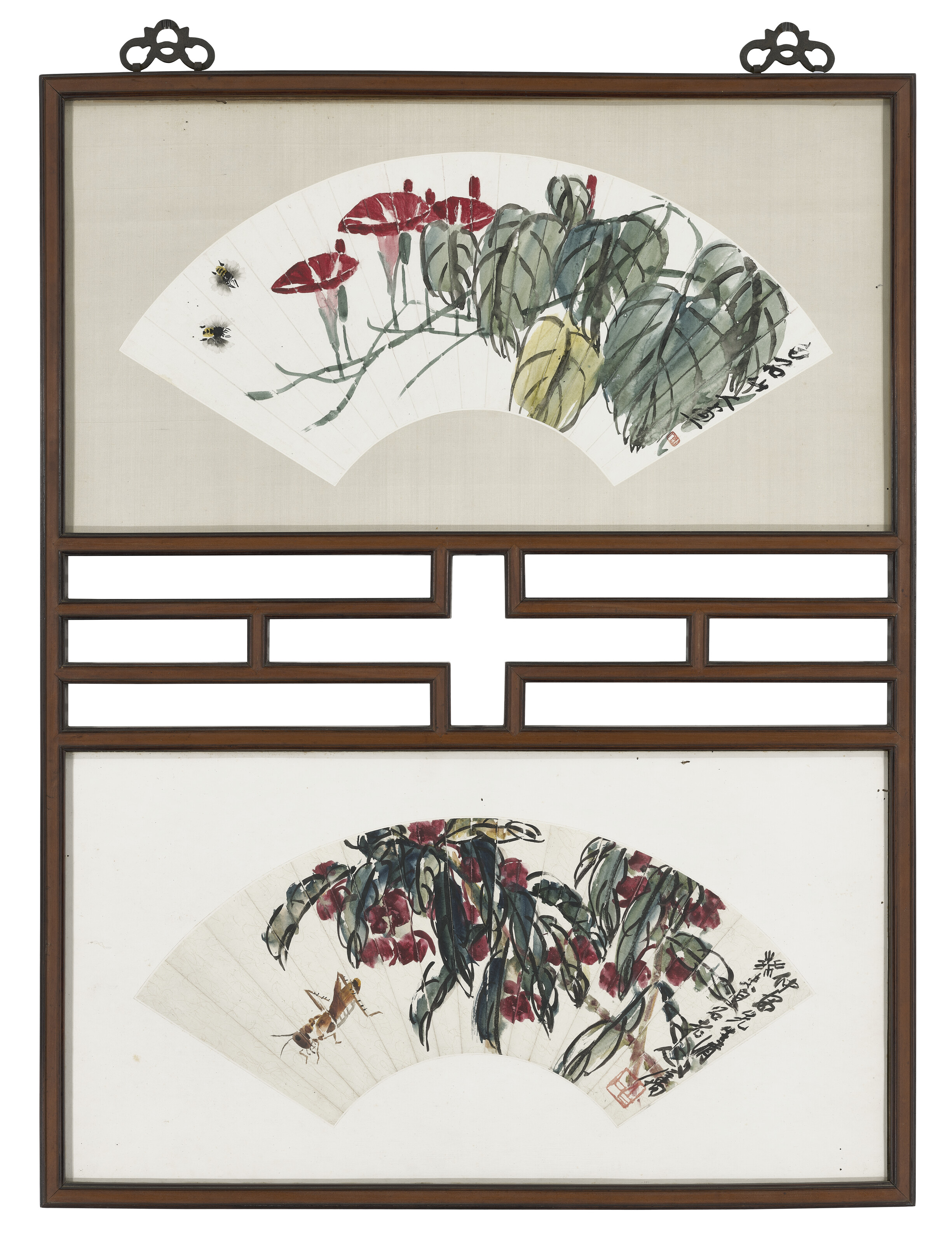 Qi Baishi — Цветы и насекомые, изображение 4