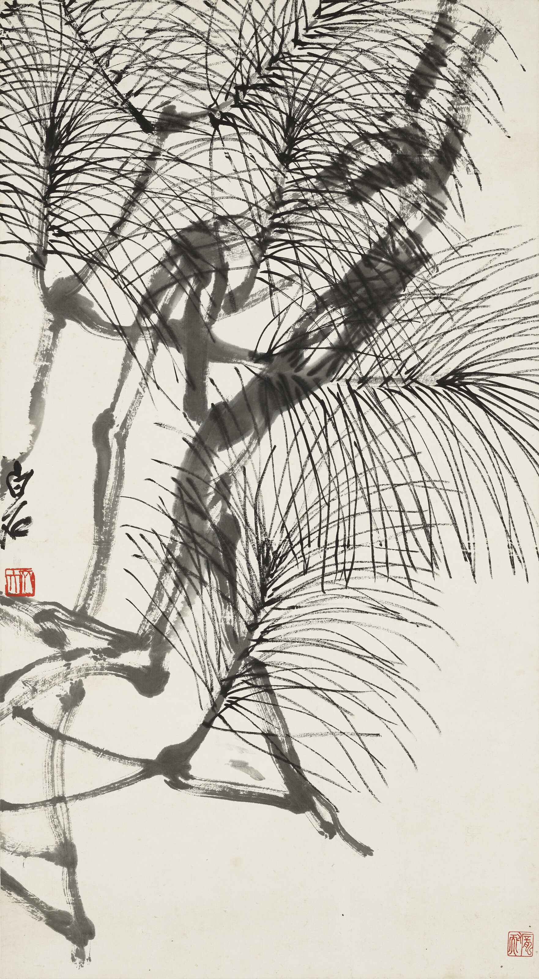 Qi Baishi — сосна