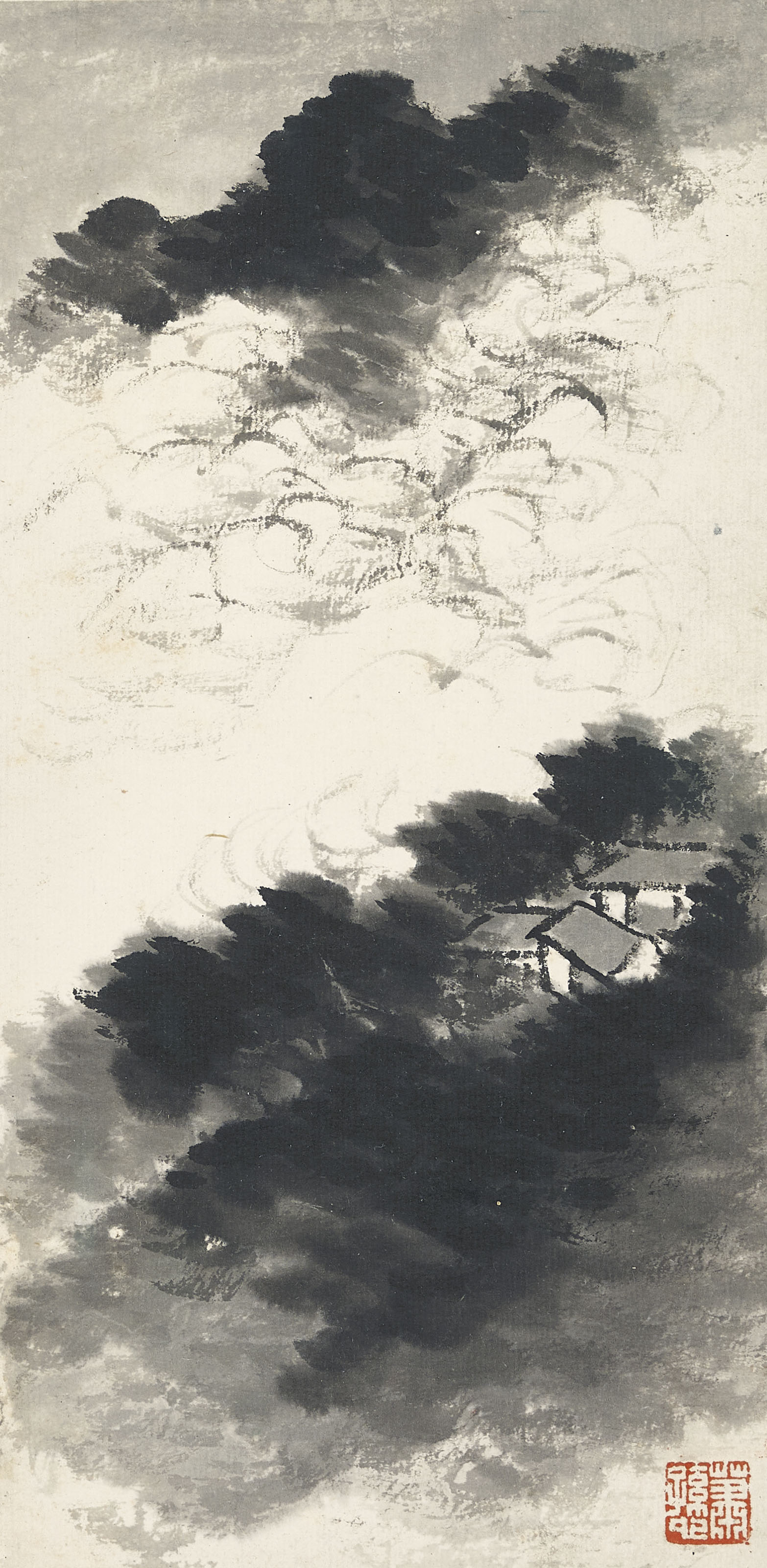 Qi Baishi — Альбом пейзажных картин, изображение 2
