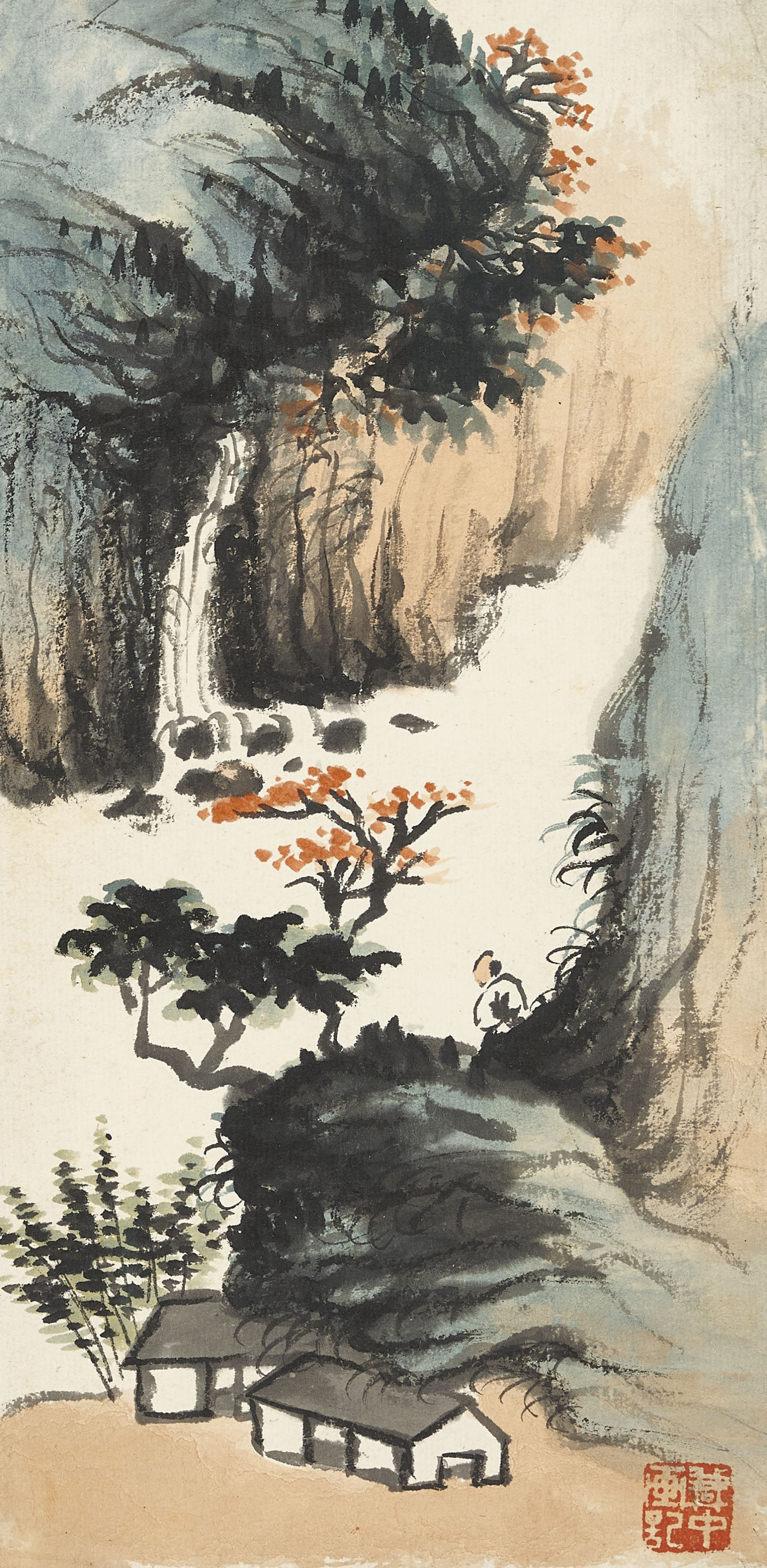 Qi Baishi — Альбом пейзажных картин, изображение 4