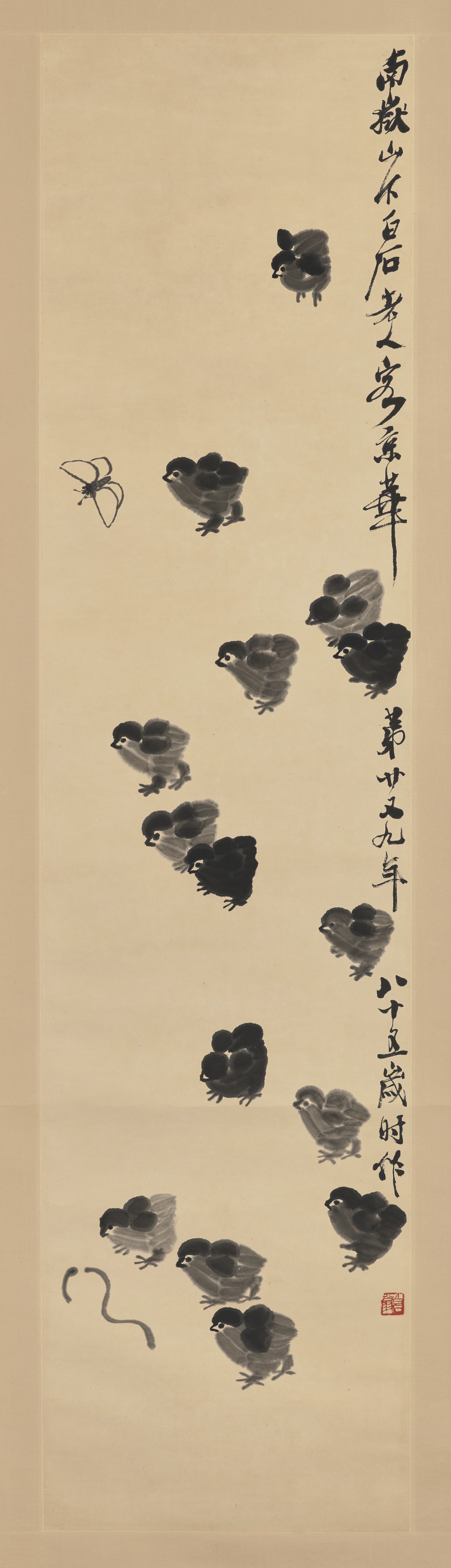 Qi Baishi — ПУССЕН, ПАПИЙОН И ДРУГИЕ, изображение 2
