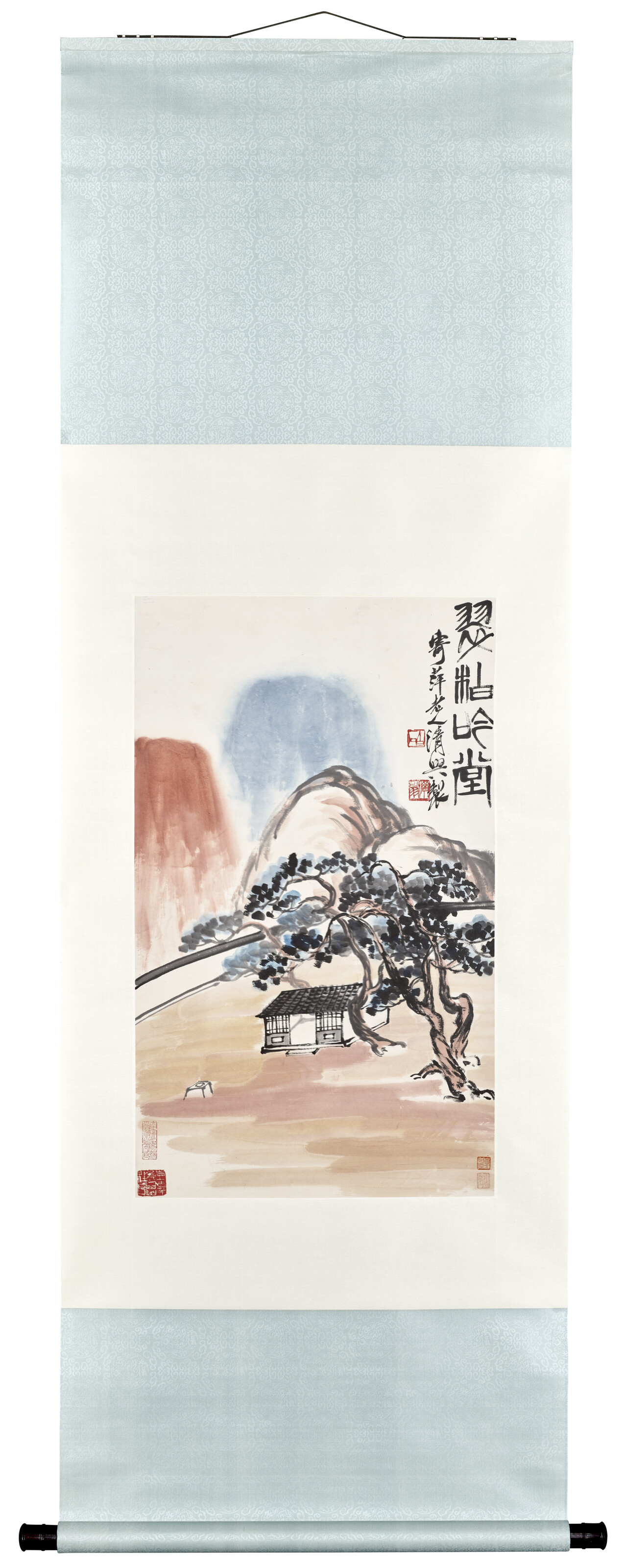 Qi Baishi — Студия у кипарисов, изображение 2