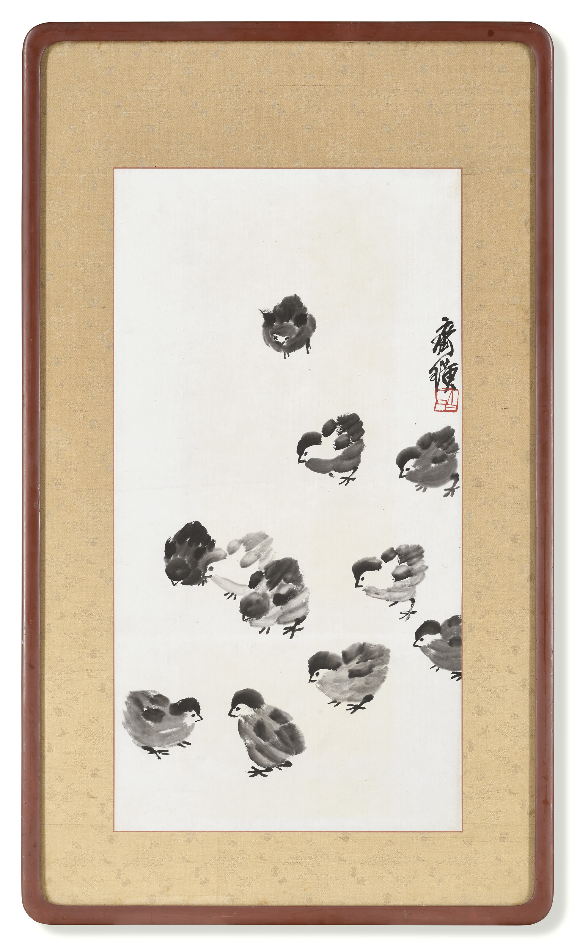 Qi Baishi — Птенцы, изображение 2