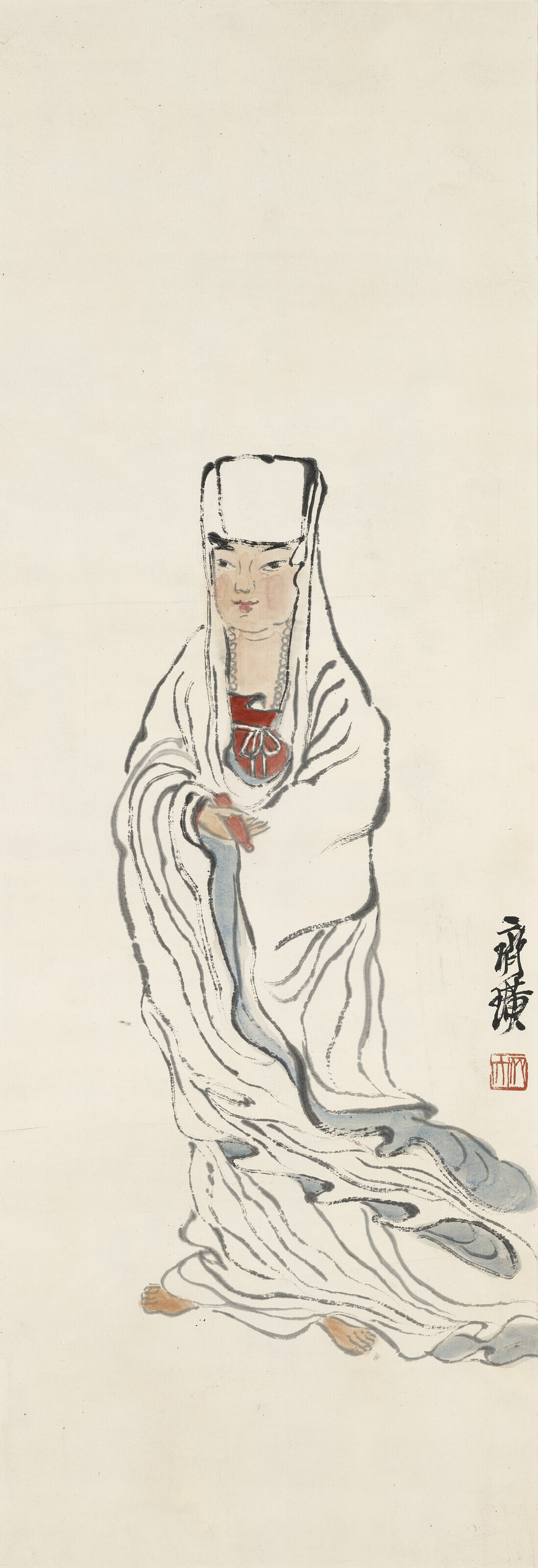 Qi Baishi — Гуаньинь