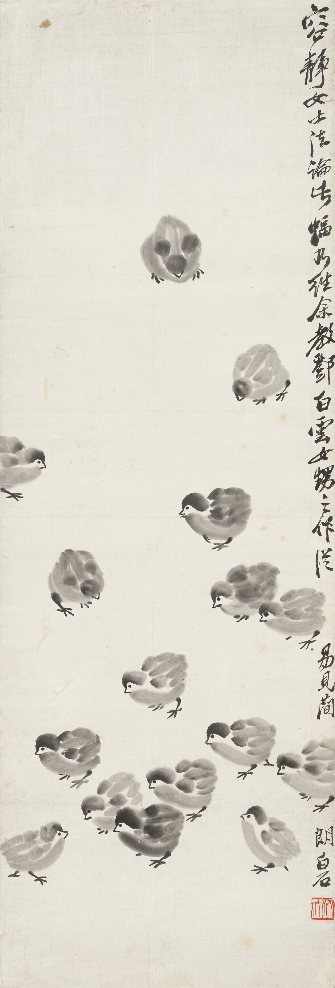 Qi Baishi — Птенцы