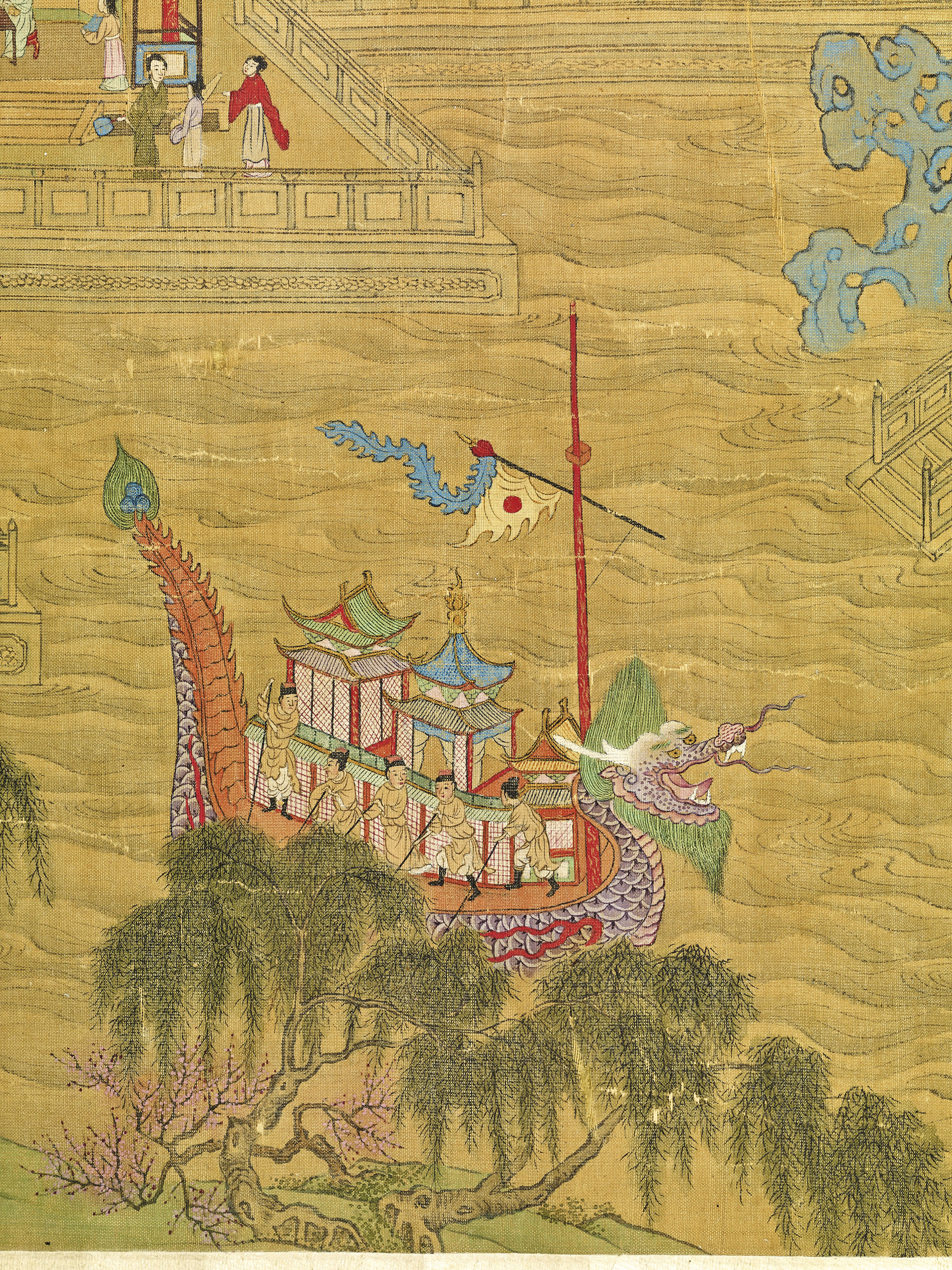 Qiu Ying — Набережная на волнах, день рождения чистого Люмьера, изображение 11