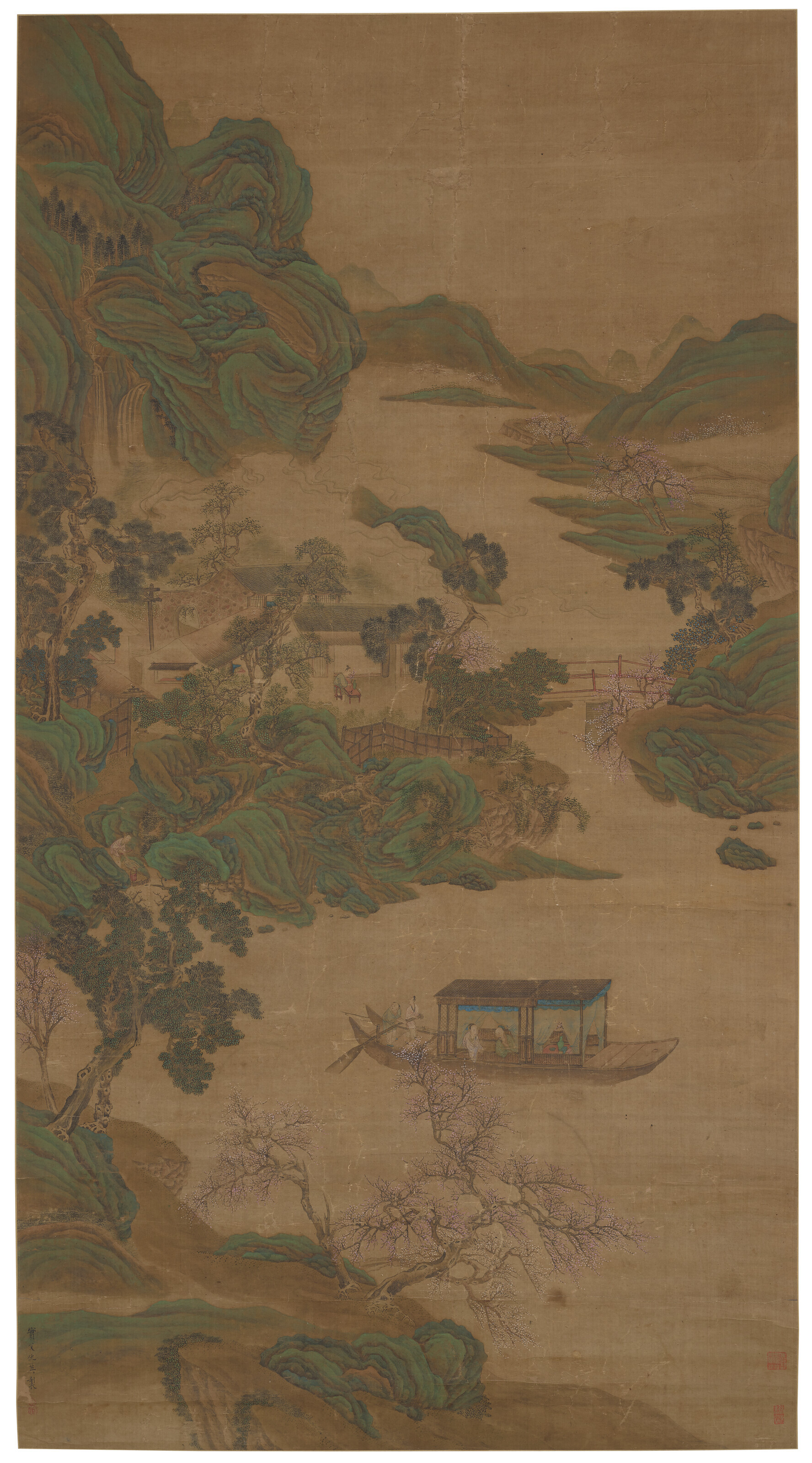 Qiu Ying — Любуясь цветущей сливой
