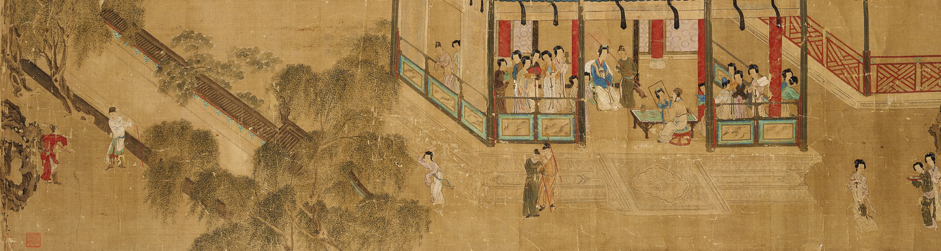 Qiu Ying — Весенний день