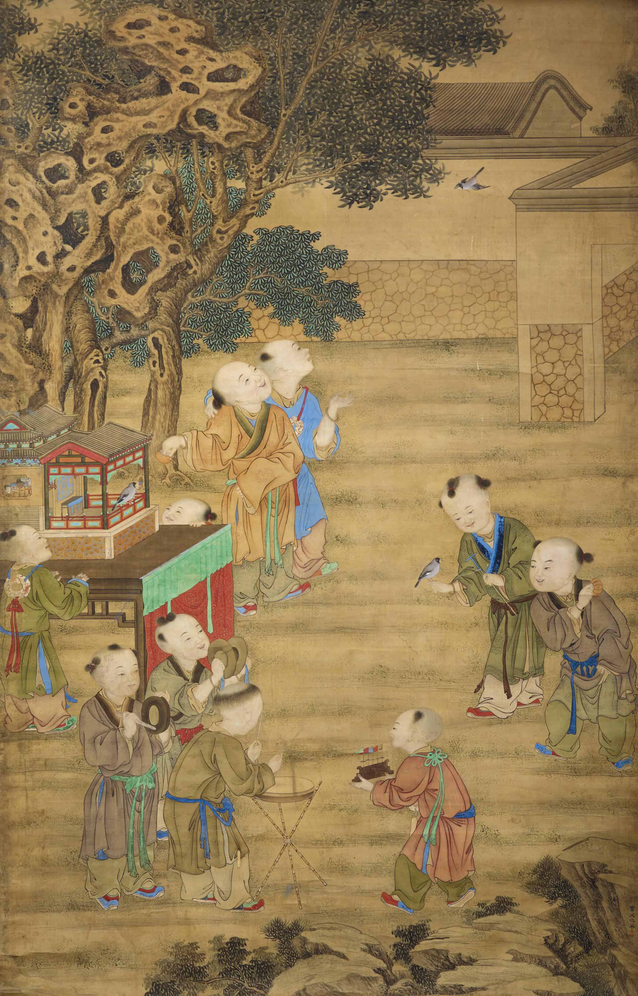 Qiu Ying — КИТАЙ, ДАНЬ СТИЛЮ ЦЮ ИН (1495-1522)