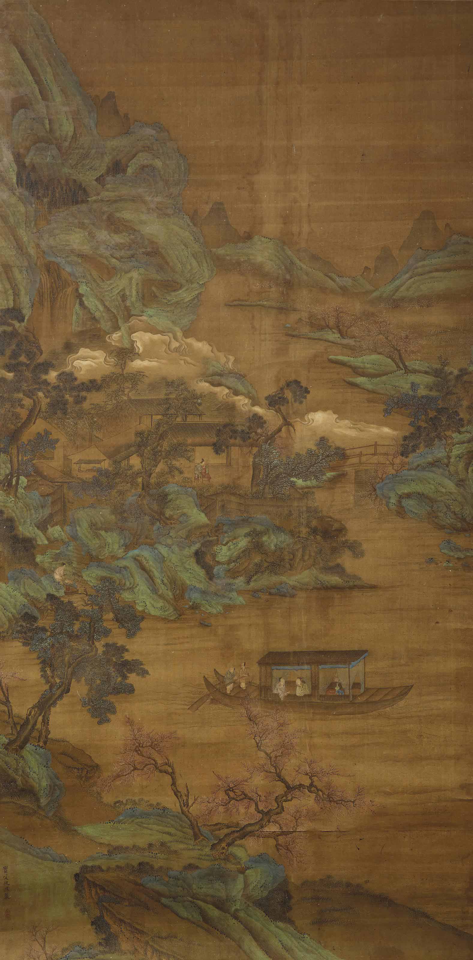 Qiu Ying — КИТАЙ, ДАНЬ СТИЛЮ ЦЮ ИН (1495-1522)