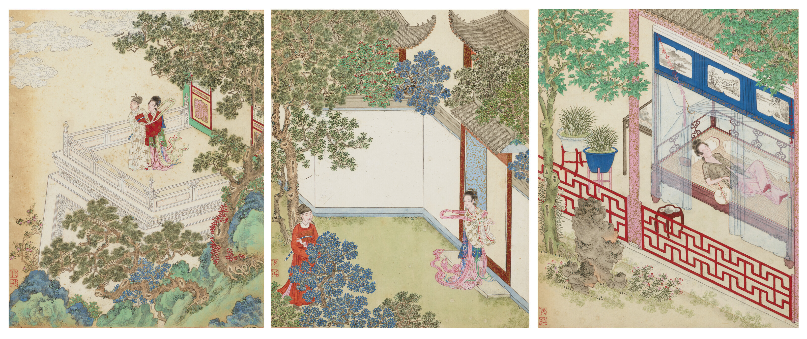Qiu Ying — КИТАЙ, ДИНАСТИЯ ЦИН, 19 ВЕК