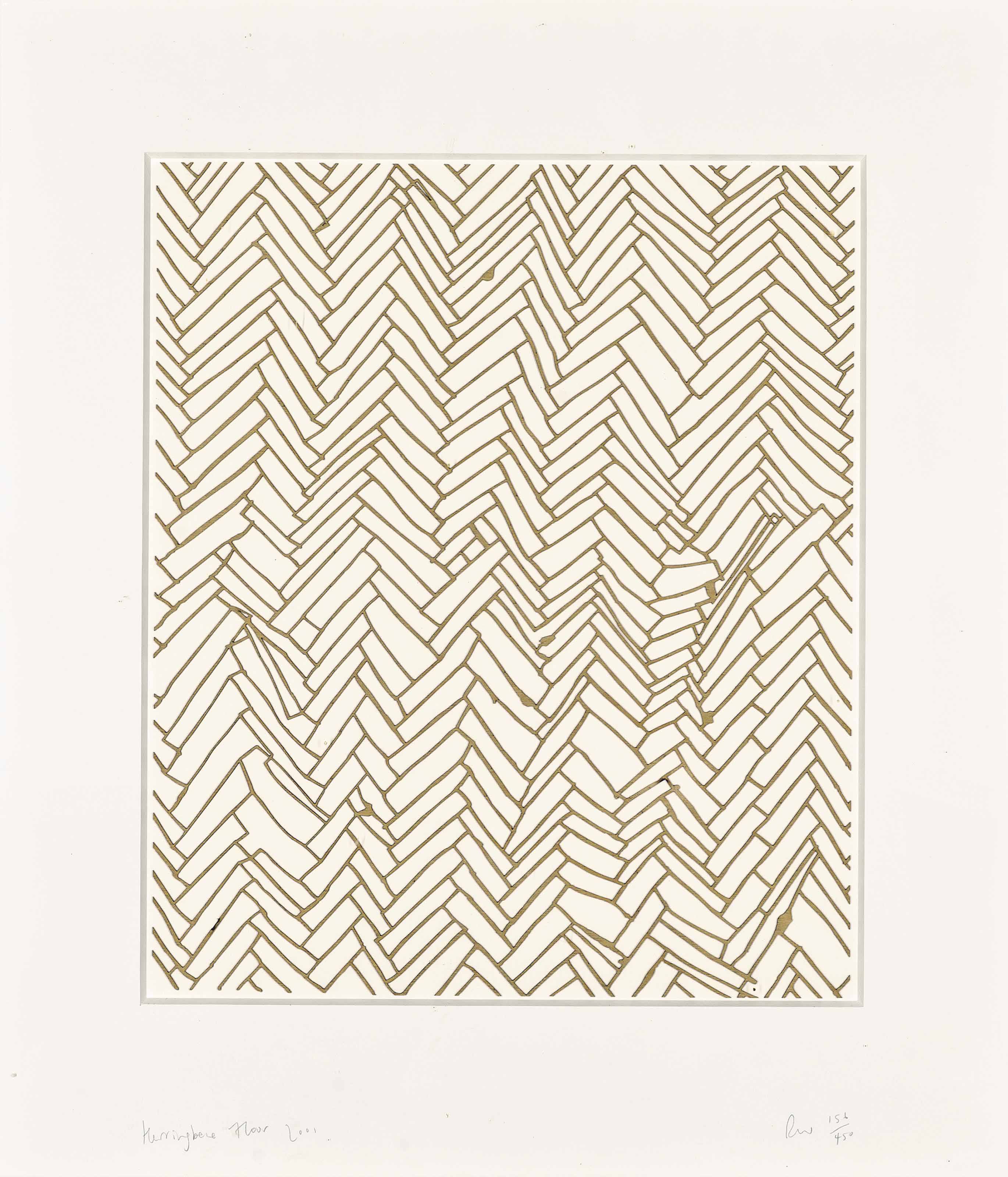 Rachel Whiteread — Пол в елочку