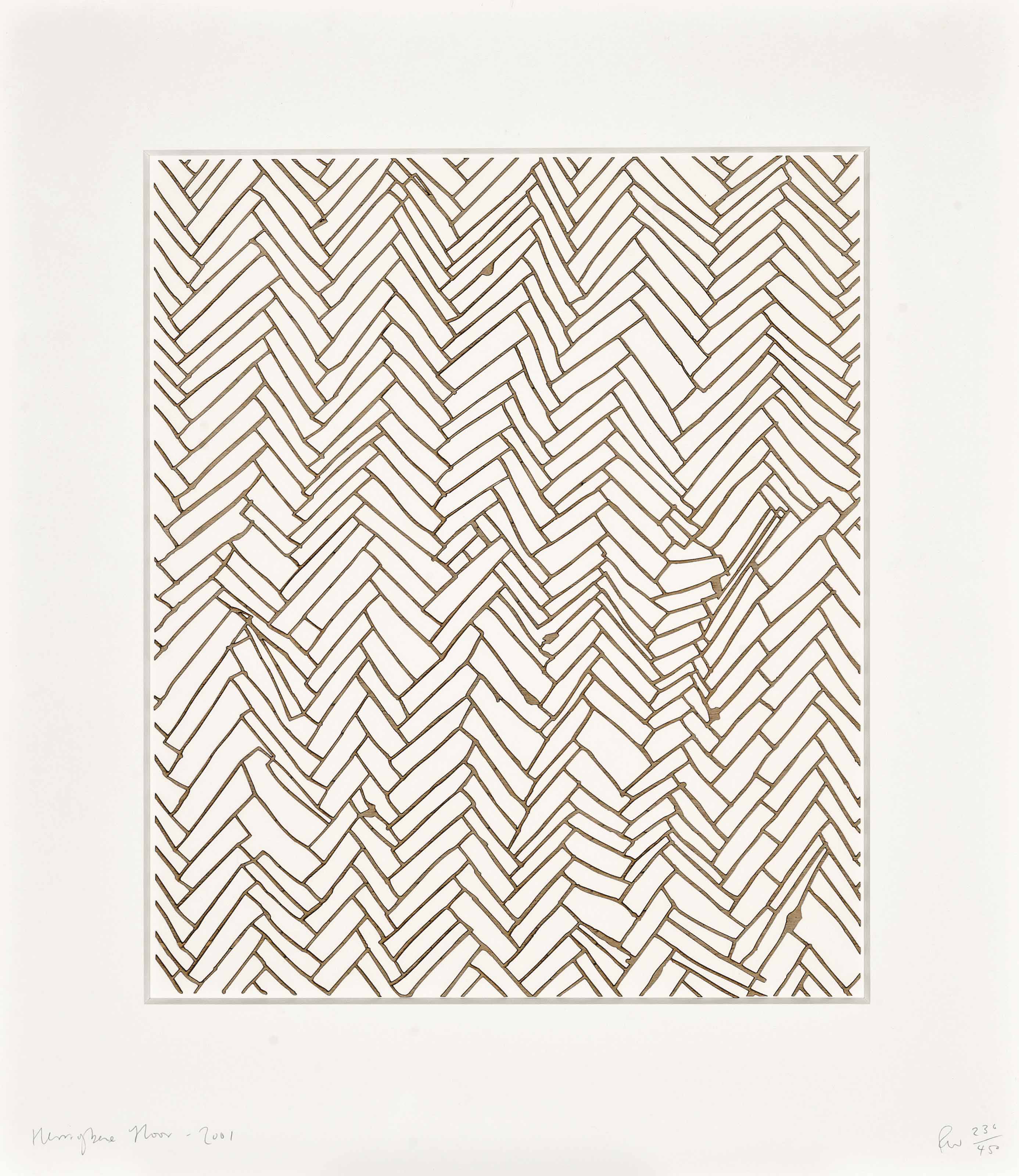 Rachel Whiteread — Пол в елочку