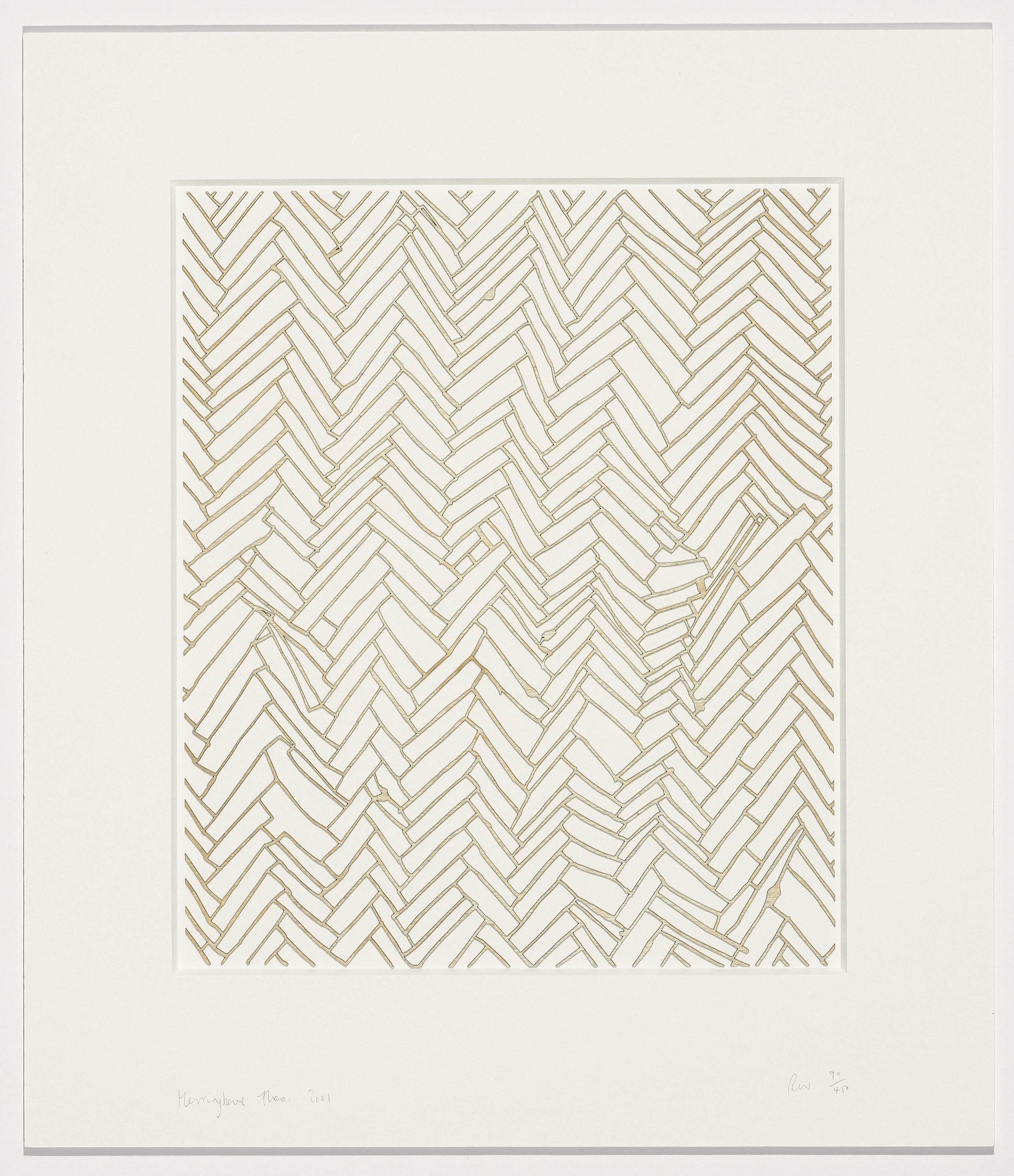 Rachel Whiteread — Пол в елочку
