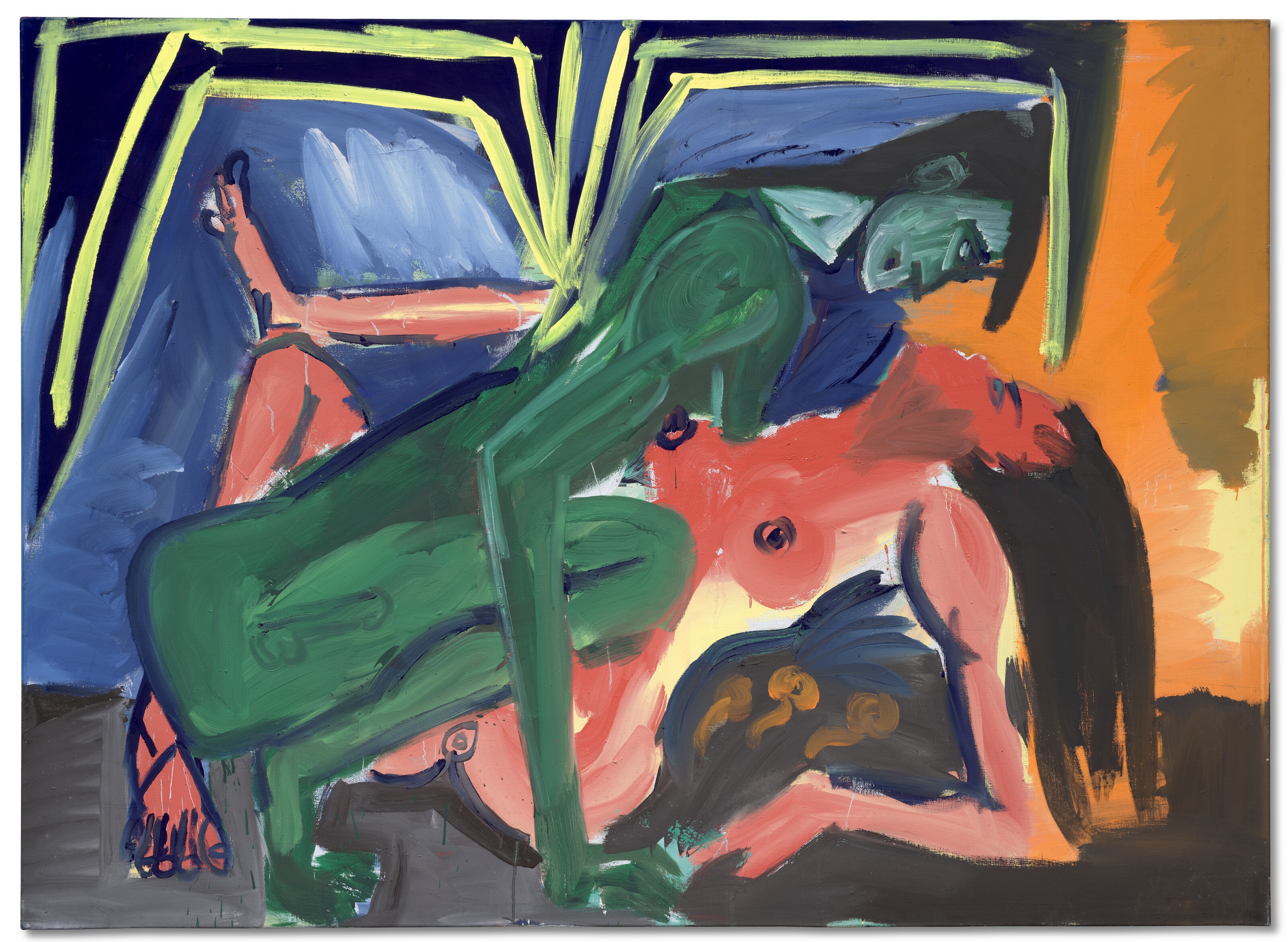 Rainer Fetting — Вампирская гниль/grün