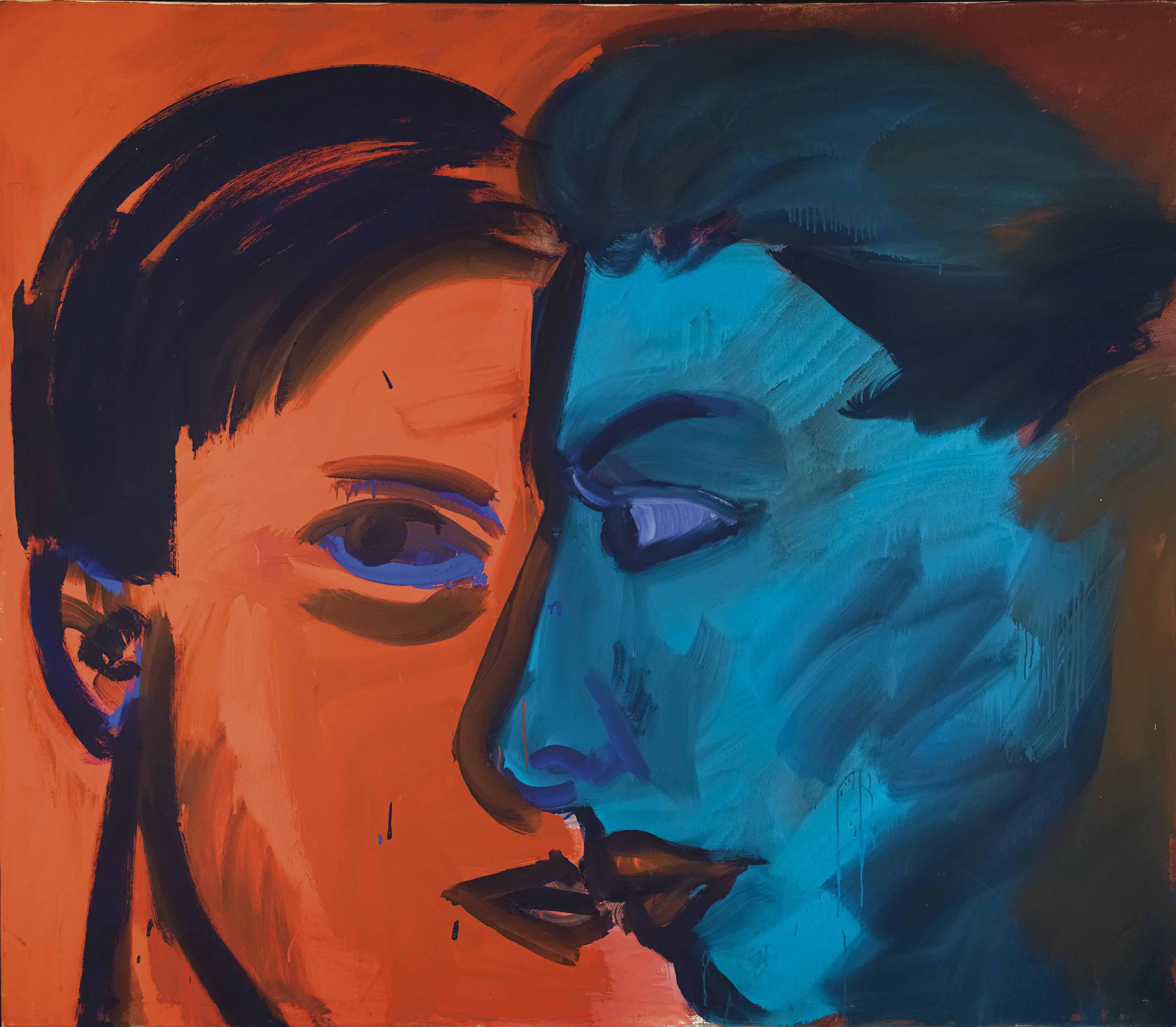 Rainer Fetting — Кусс блау-гниль