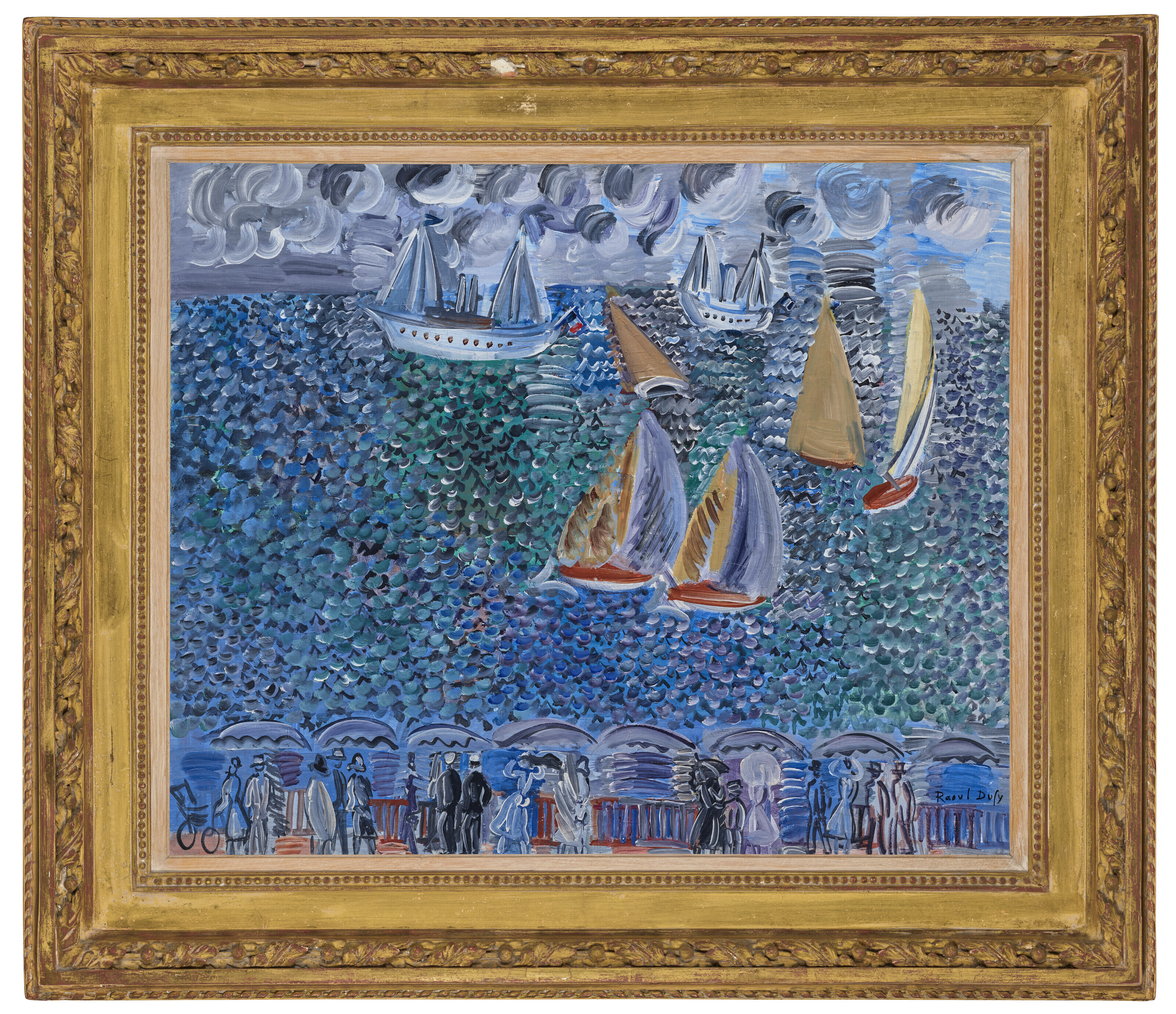 Raoul Dufy — Набережная на берегу моря, изображение 4