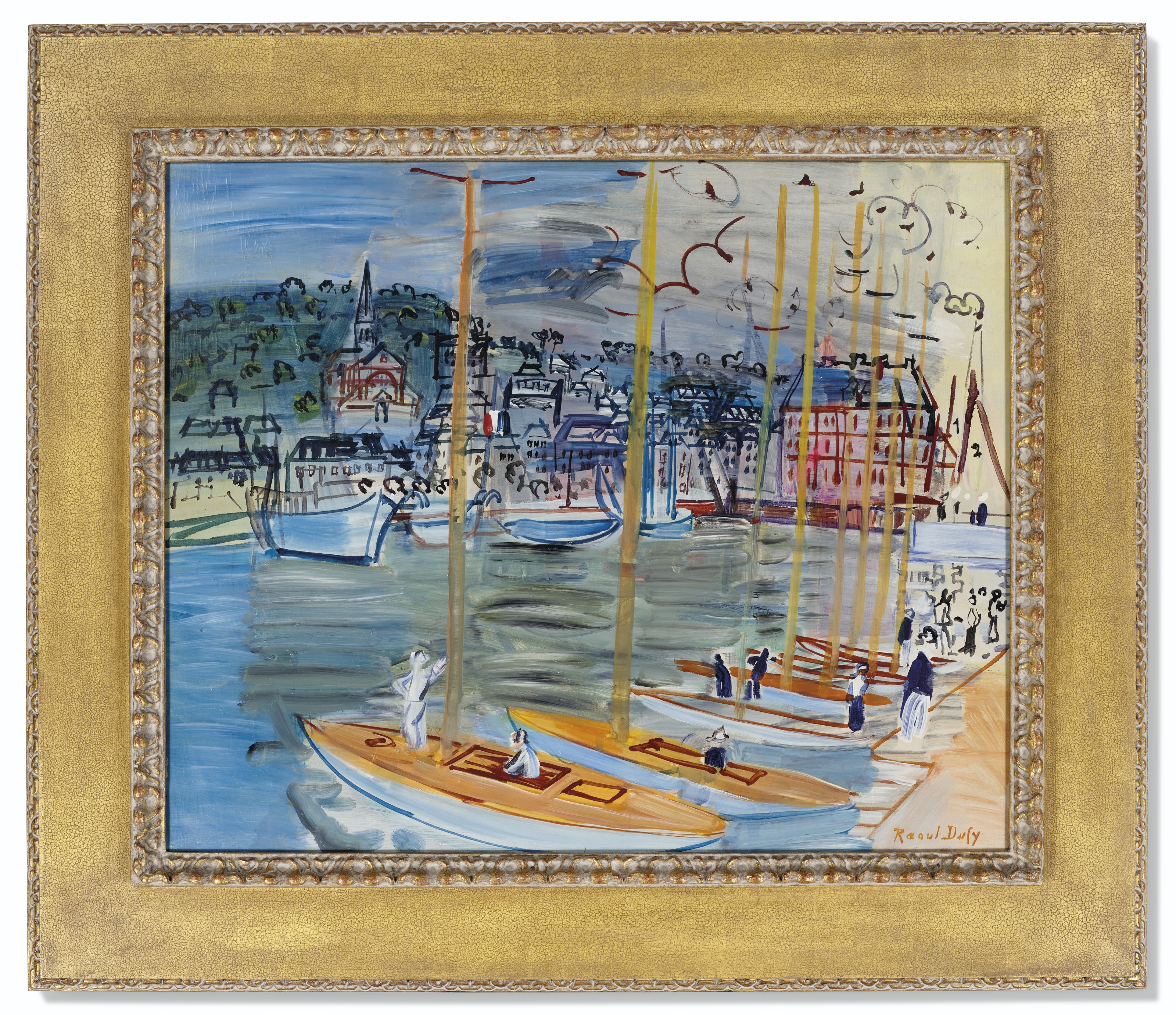 Raoul Dufy — Бассейн Довиля, изображение 2