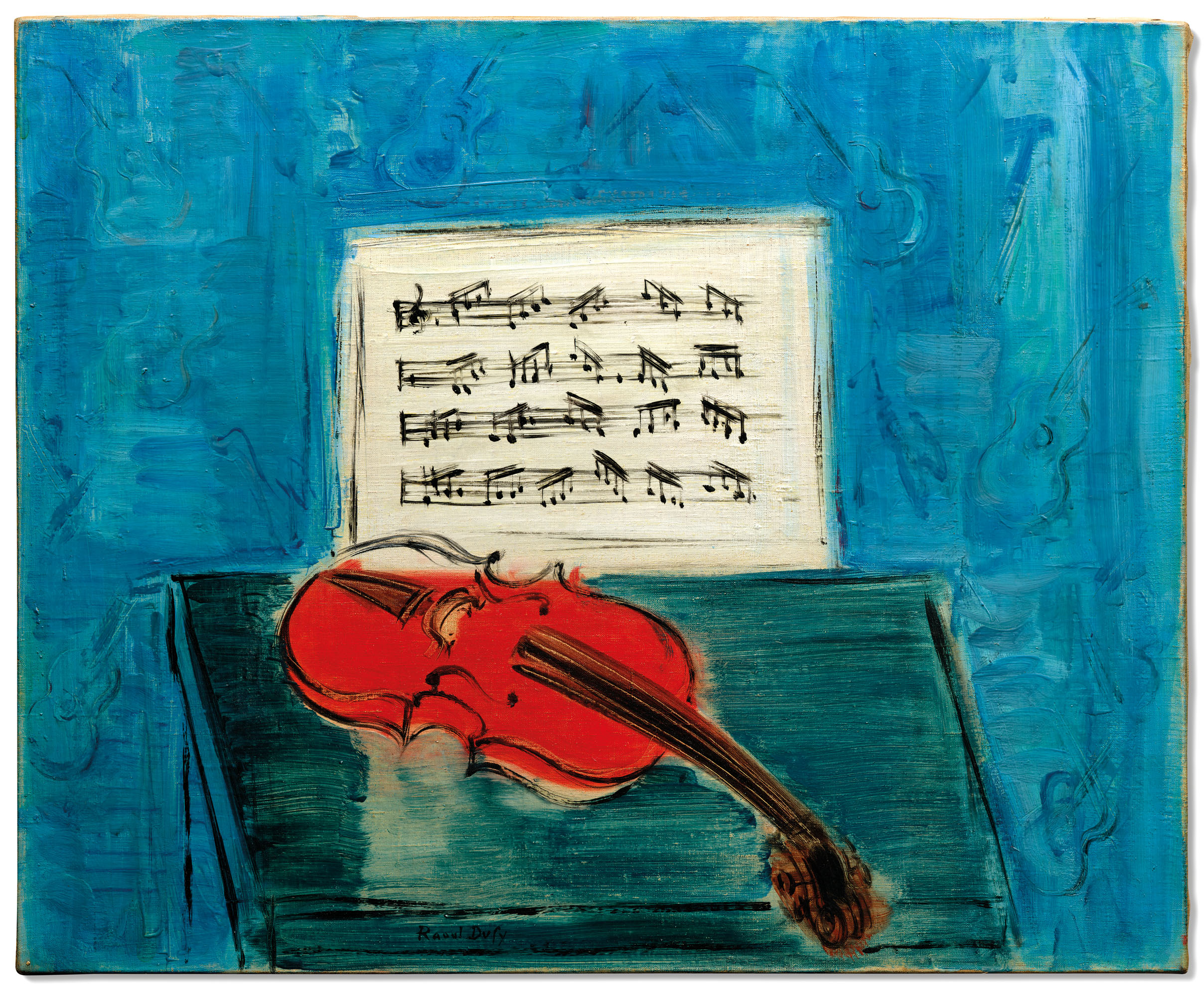 Raoul Dufy — Фиалковый румянец с нежно-голубым оттенком., изображение 2