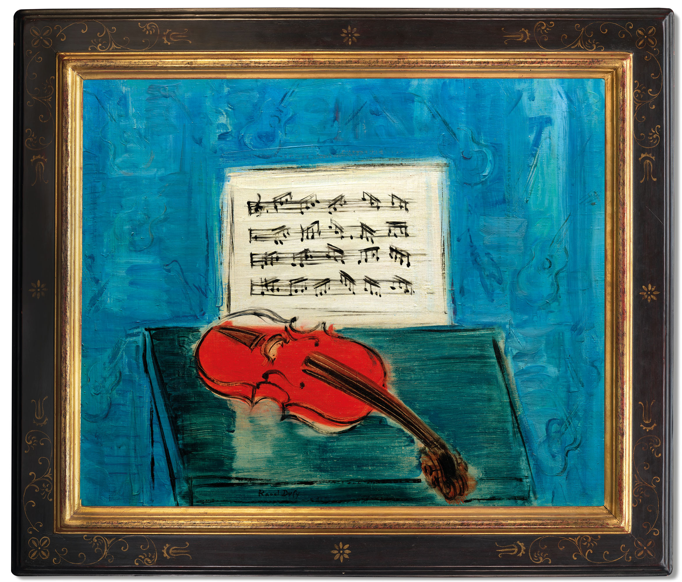 Raoul Dufy — Фиалковый румянец с нежно-голубым оттенком., изображение 3