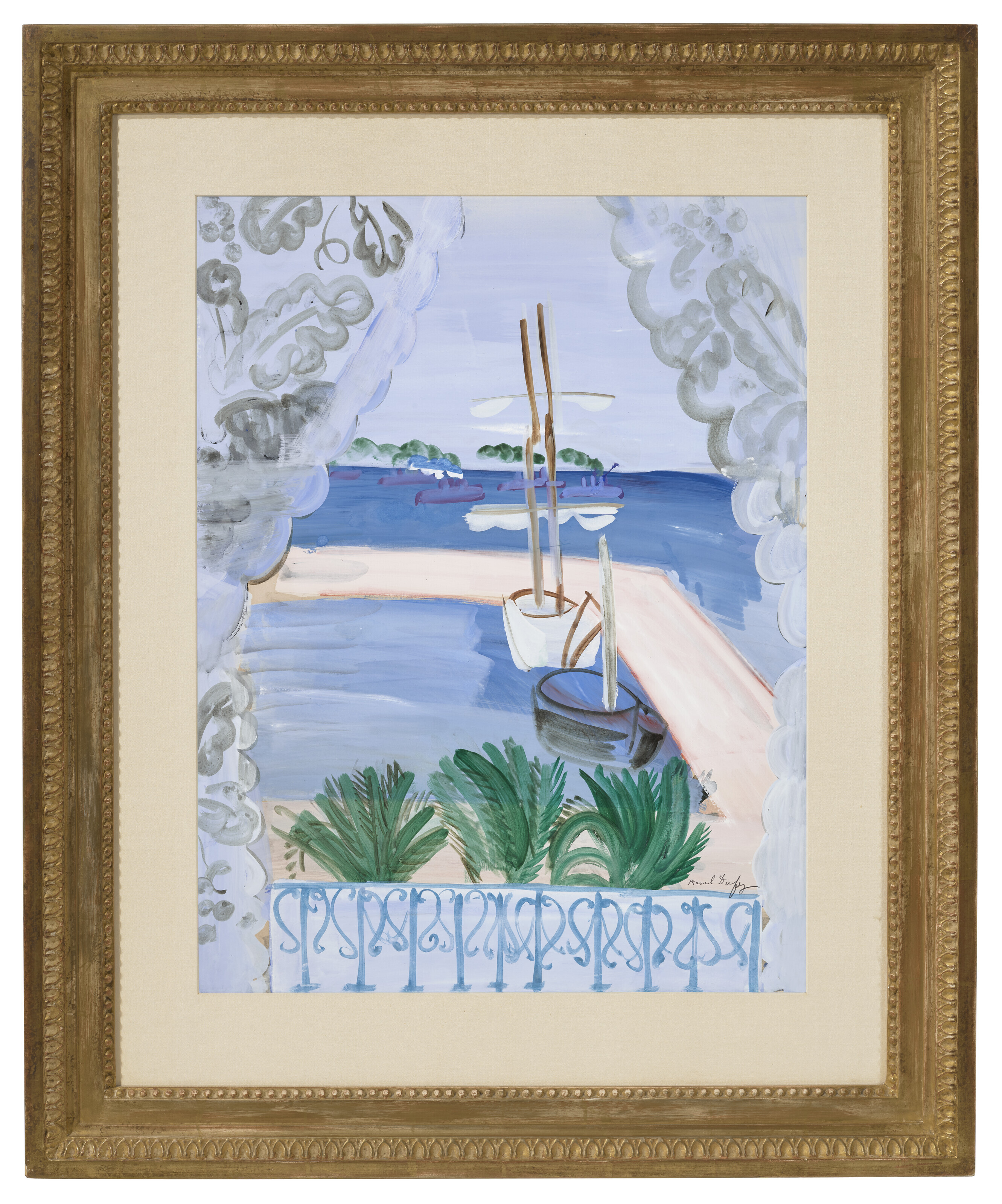 Raoul Dufy — Поле для гольфа -Хуан, изображение 2