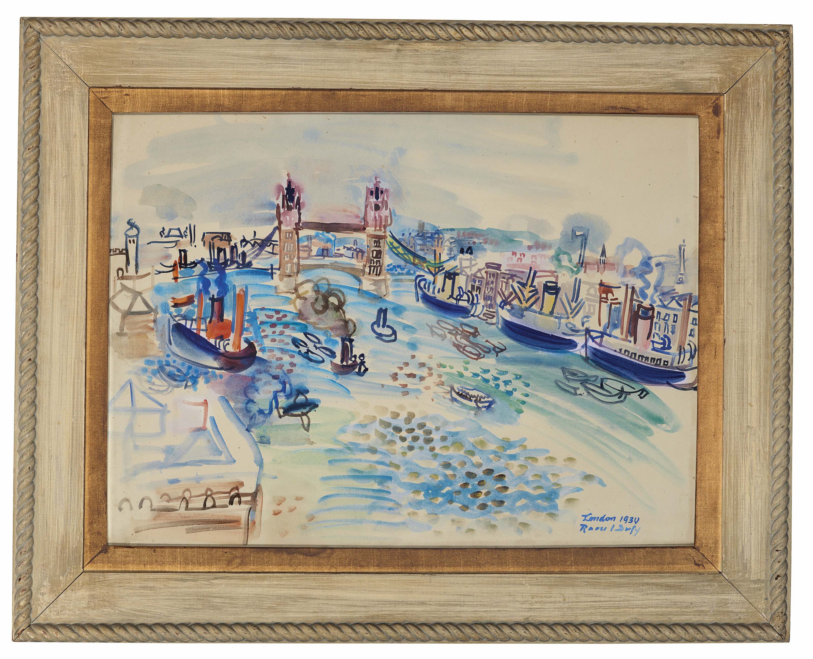 Raoul Dufy — Лондон, ла-Тамиза, изображение 2