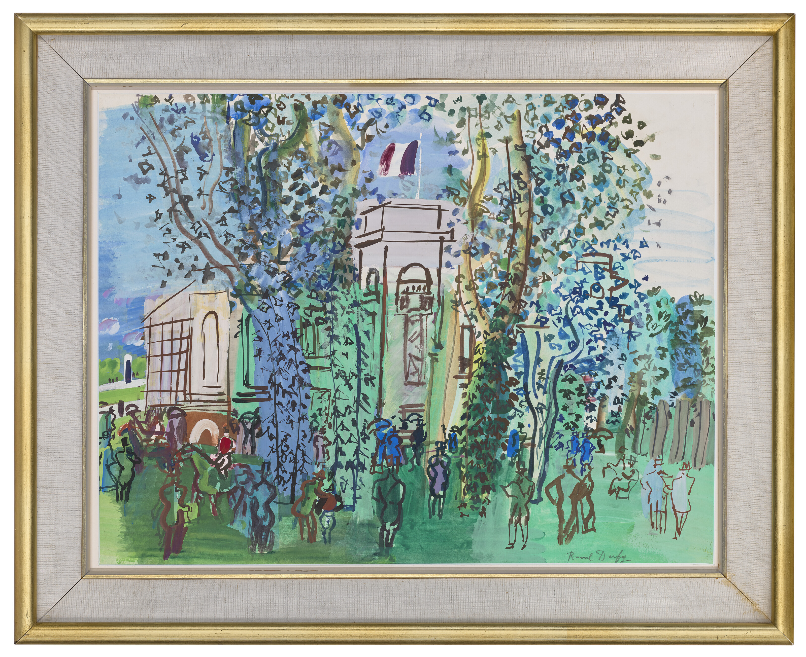 Raoul Dufy — Свадьба в Довиле, изображение 2
