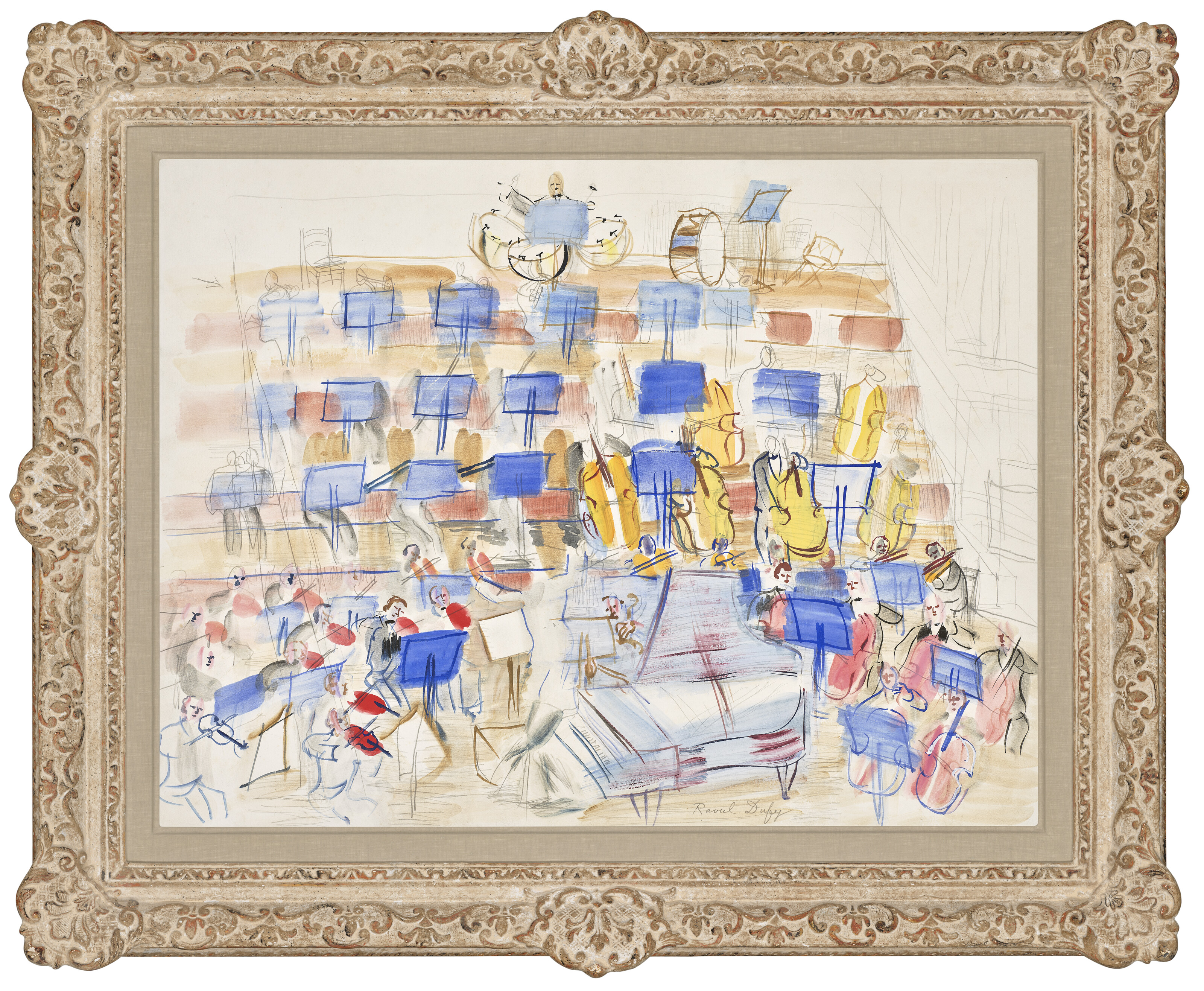 Raoul Dufy — Оркестр а-ля пианист, изображение 2